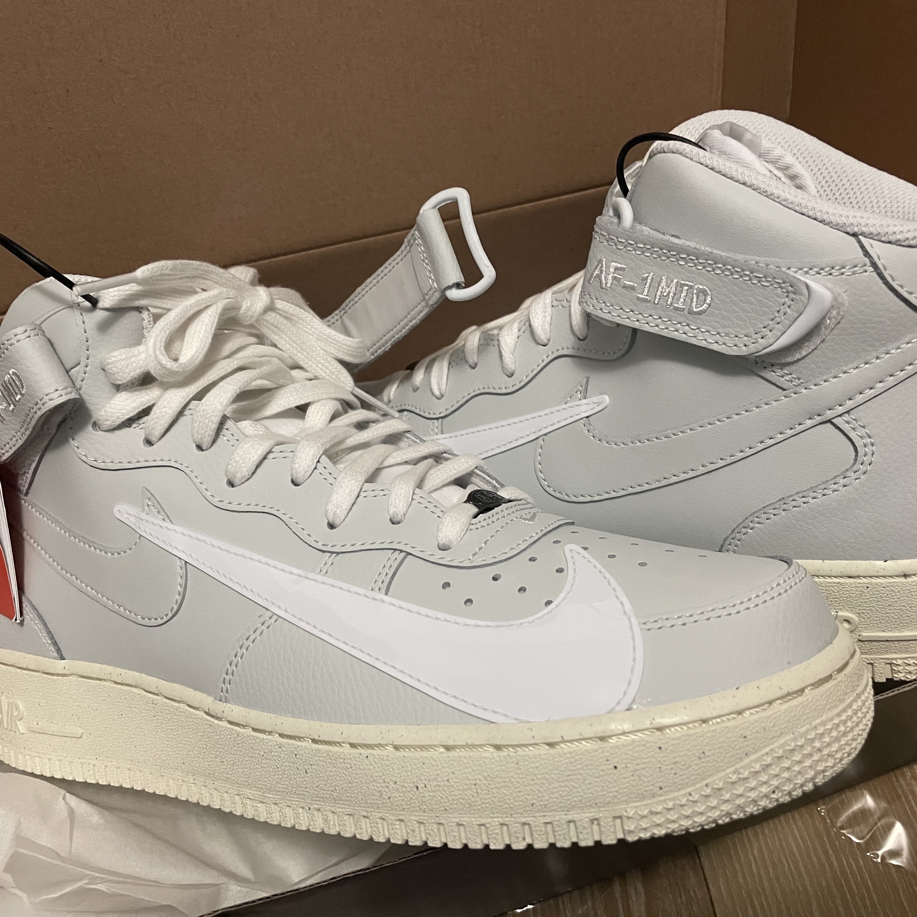 Nike Air Force 1 Mid '07 Premium Copy and Paste 착용 스타일 - 1
