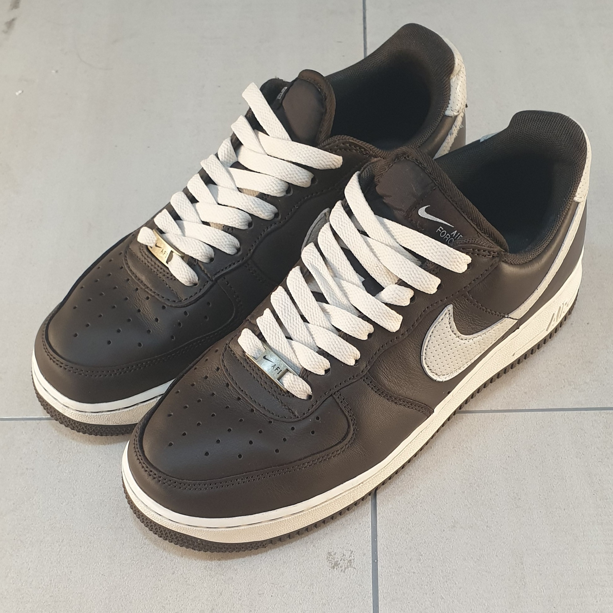 Nike Air Force 1 '07 Craft Dark Chocolate 착용 스타일 - 2