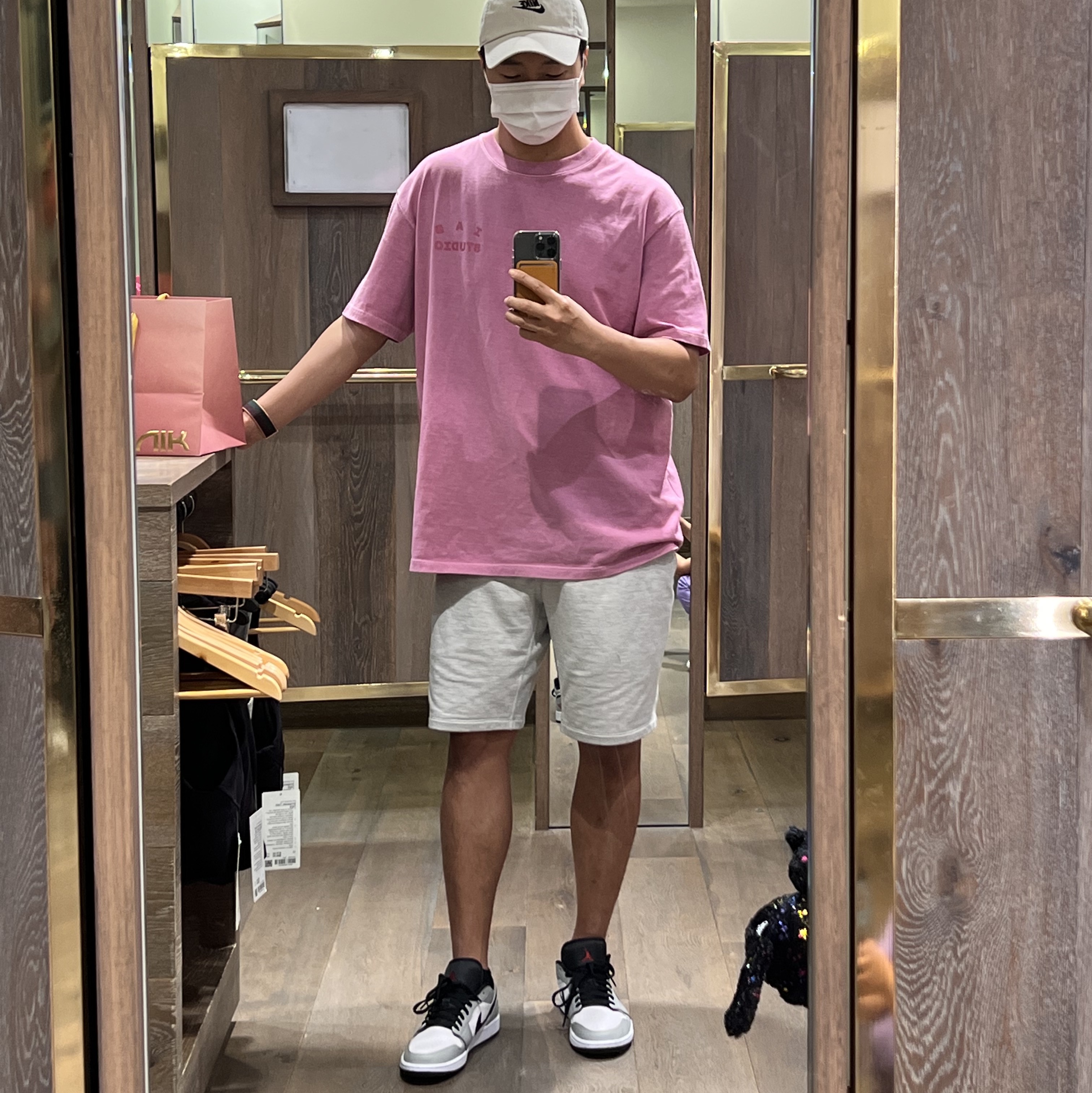 Jordan 1 Low Light Smoke Grey, (PS) Jordan 1 Low Alt Bred Toe 착용 스타일 - 2