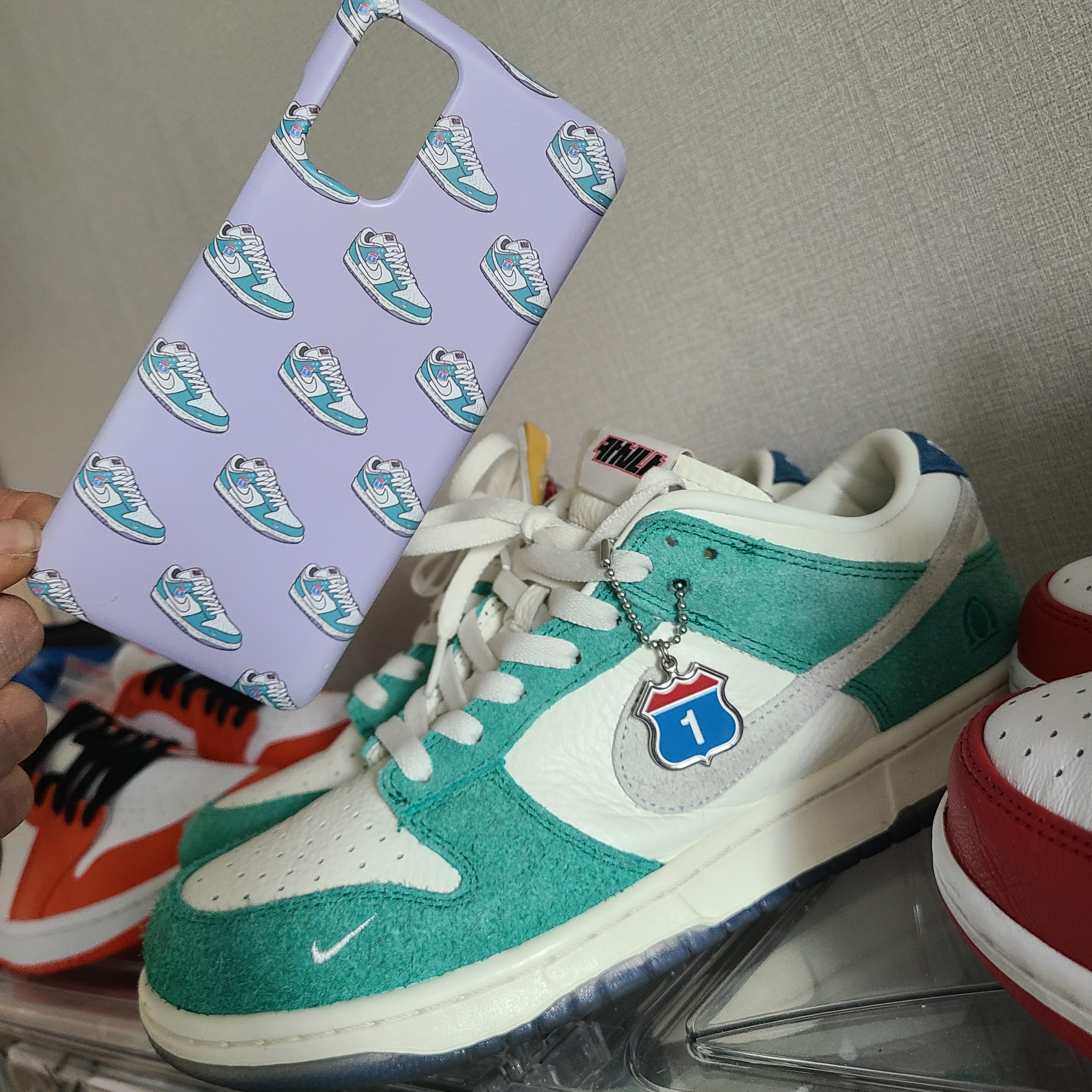 Nike x Kasina Dunk Low Road Sign - Kasina Exclusive 착용 스타일