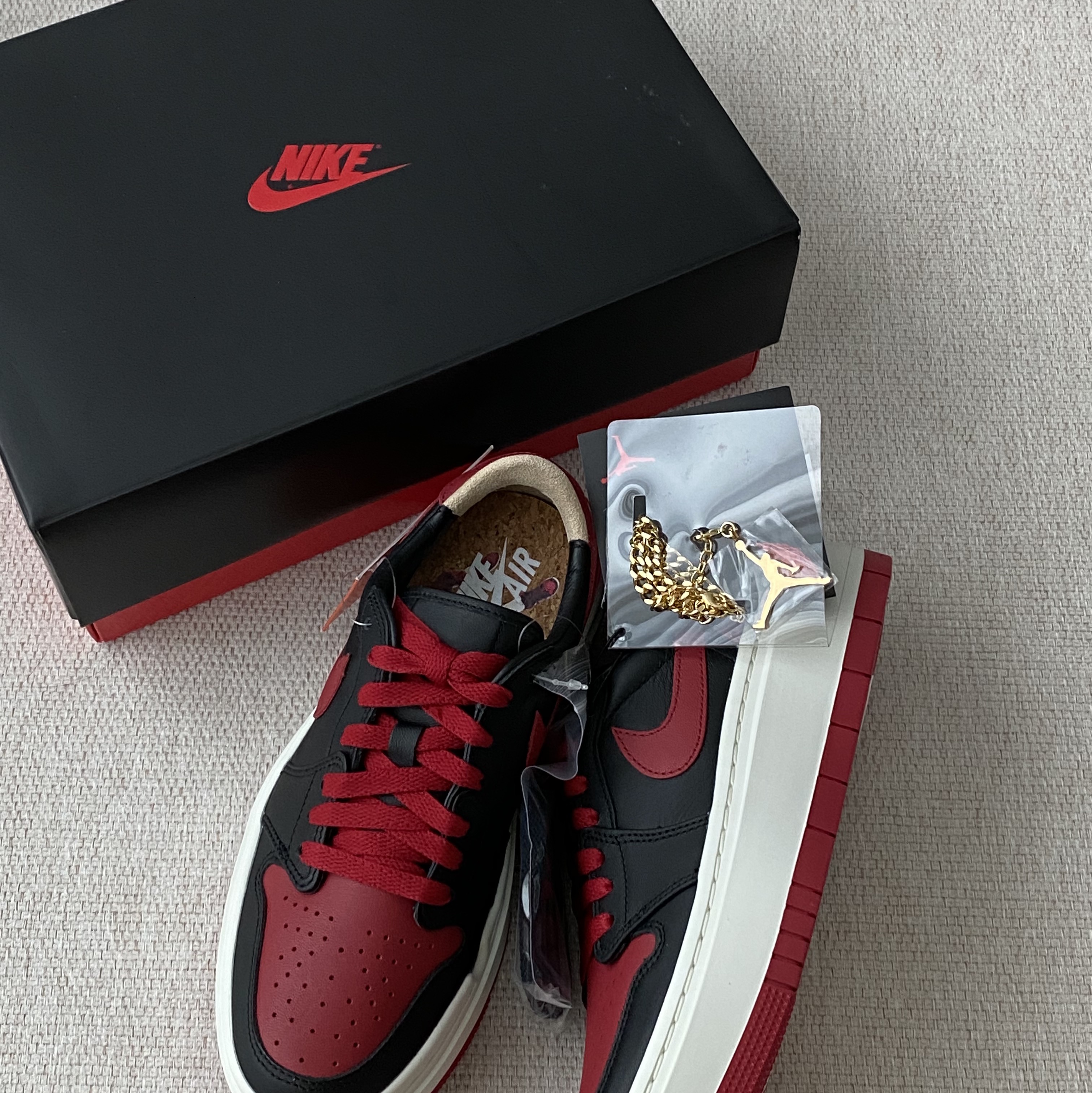 (W) Jordan 1 Elevate Low SE Bred 착용 스타일 - 3
