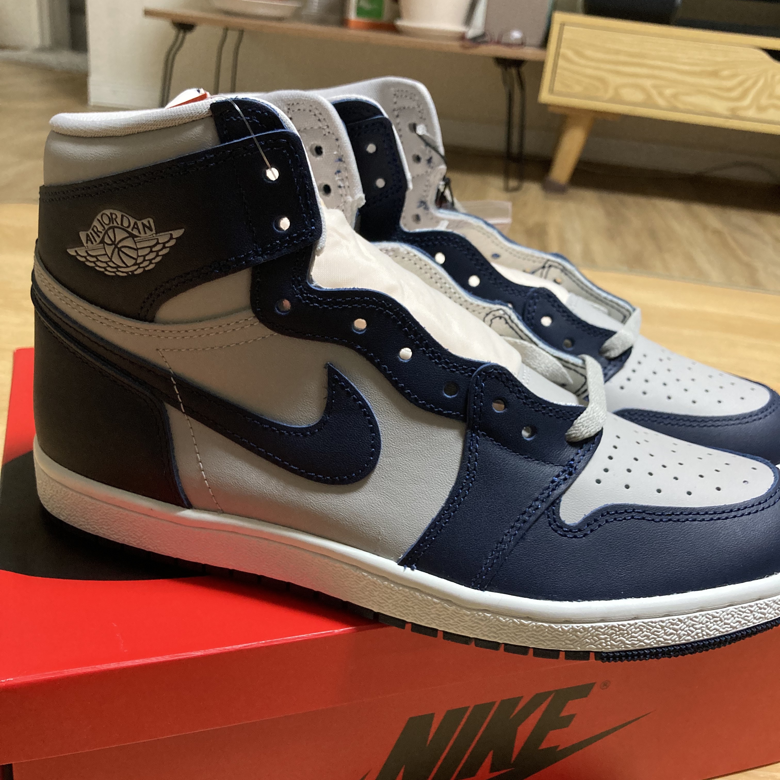 Jordan 1 High 85 College Navy 착용 스타일