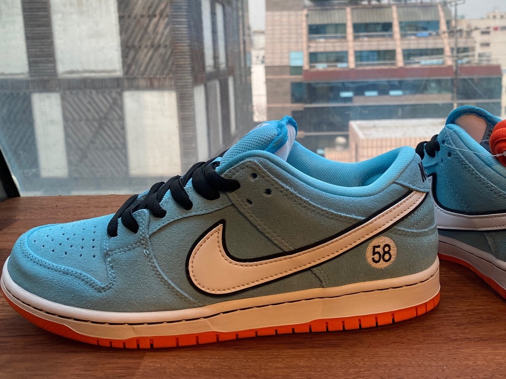 Nike SB Dunk Low Pro Blue Chill 착용 스타일