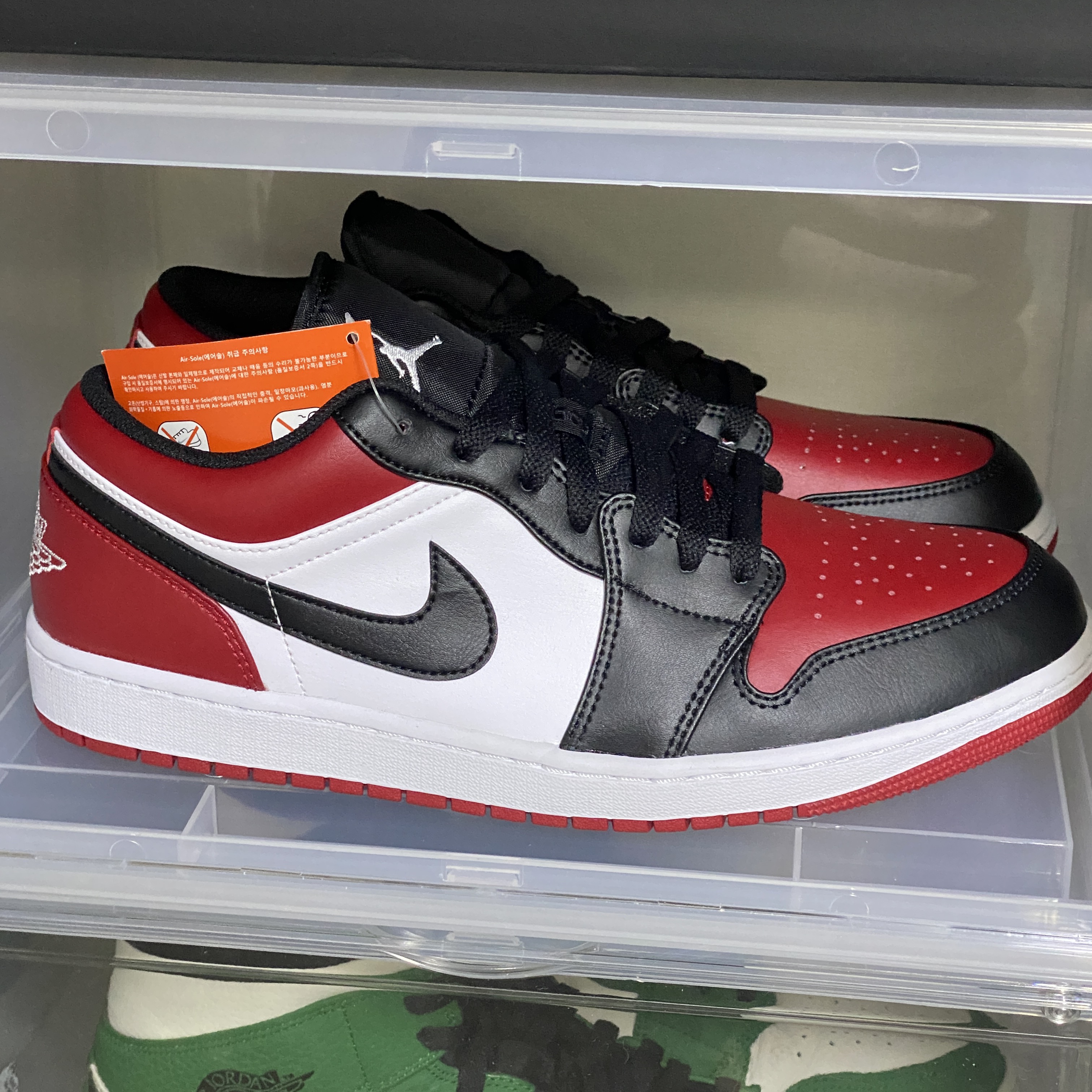Jordan 1 Low Bred Toe 착용 스타일