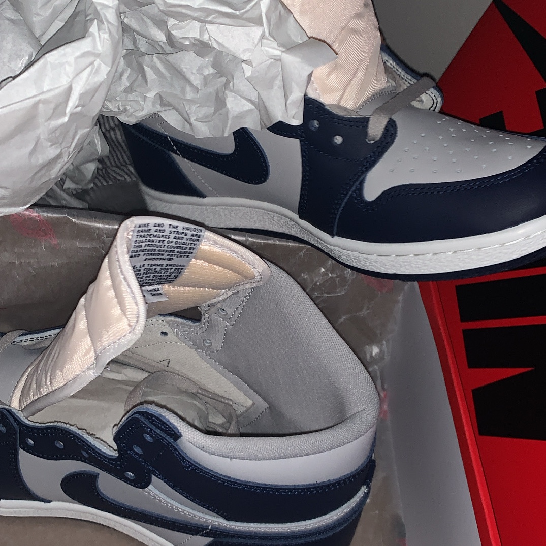 Jordan 1 High 85 College Navy 착용 스타일 - 1