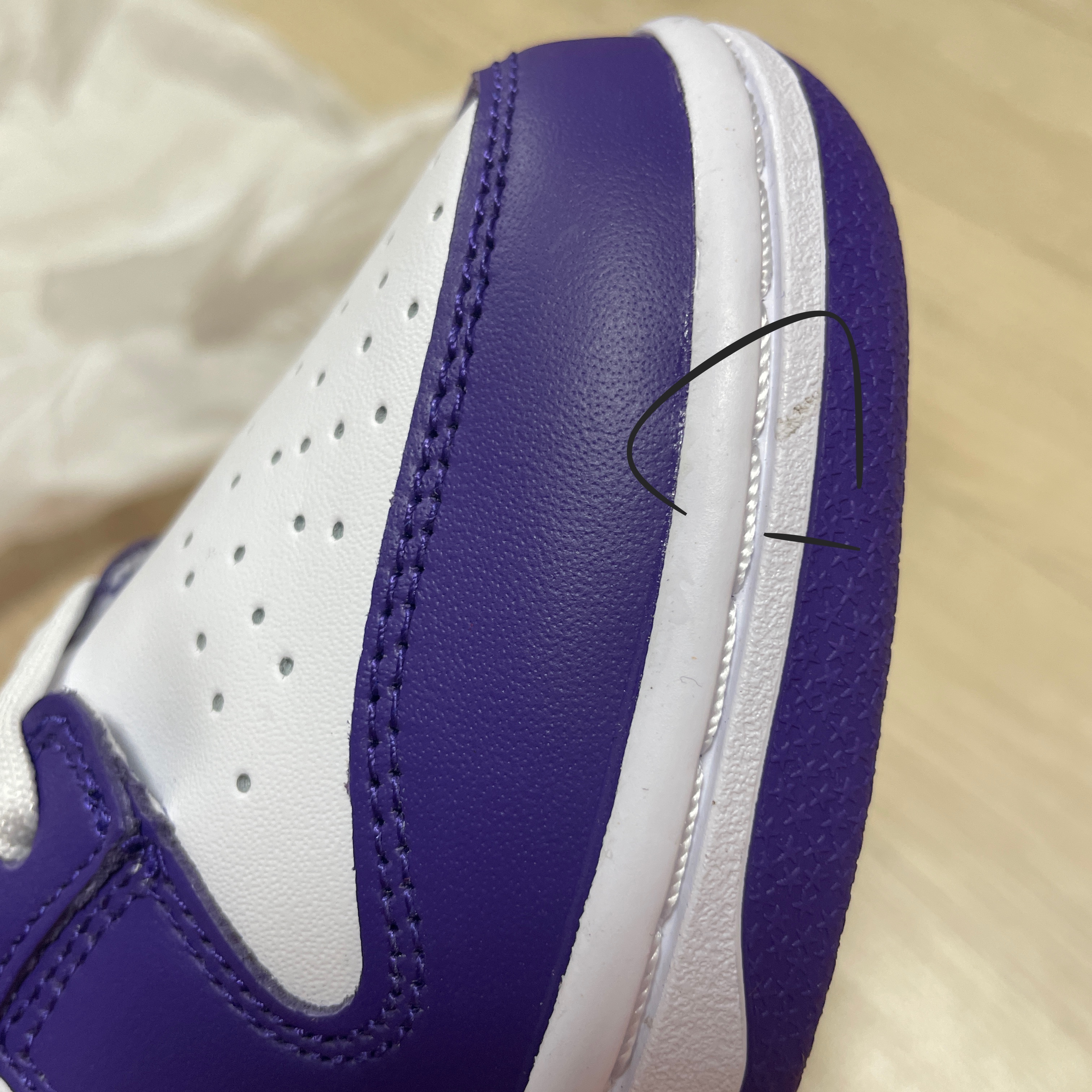 Nike Dunk Low Retro Championship Court Purple 착용 스타일 - 4