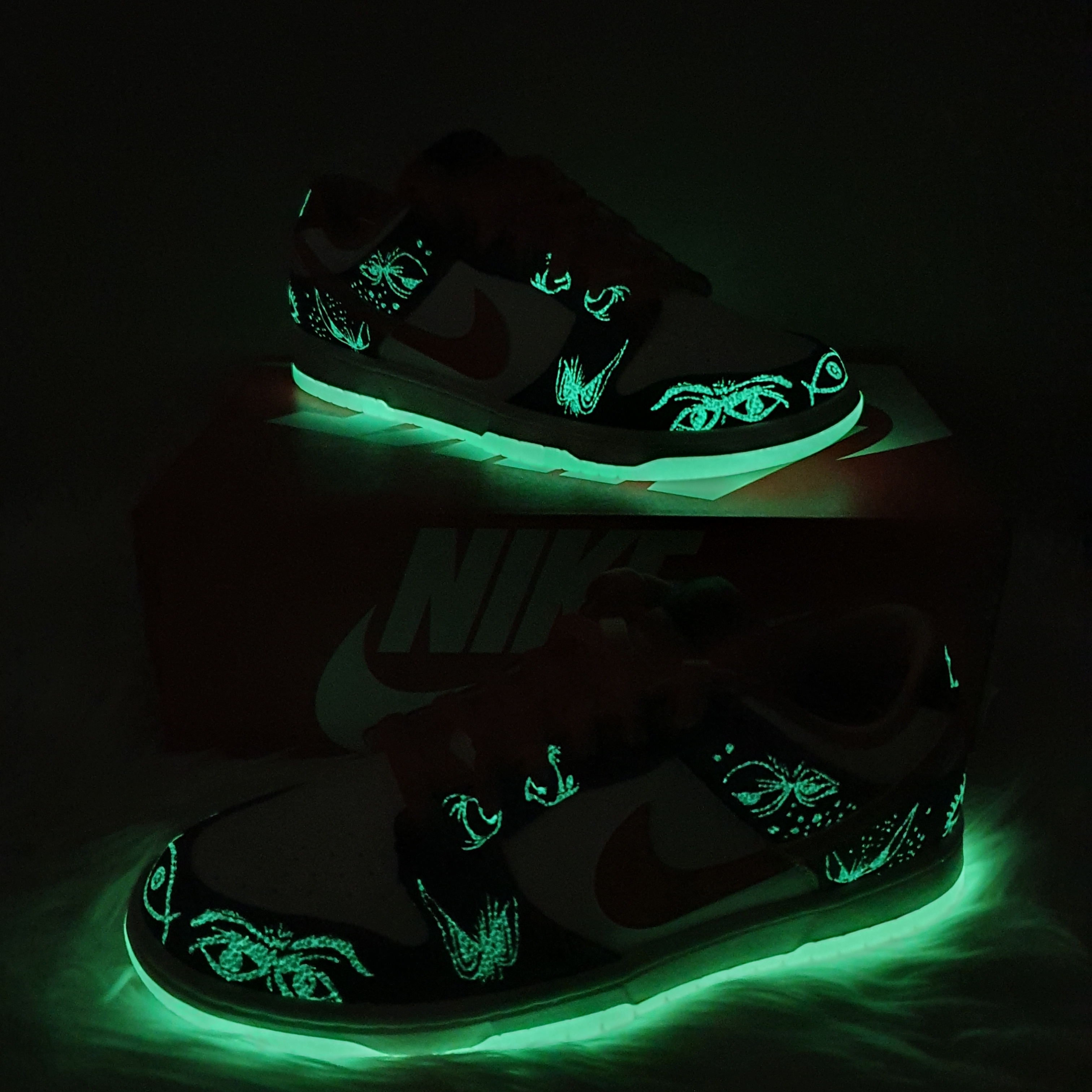 Nike Dunk Low Retro PRM Halloween 착용 스타일 - 4