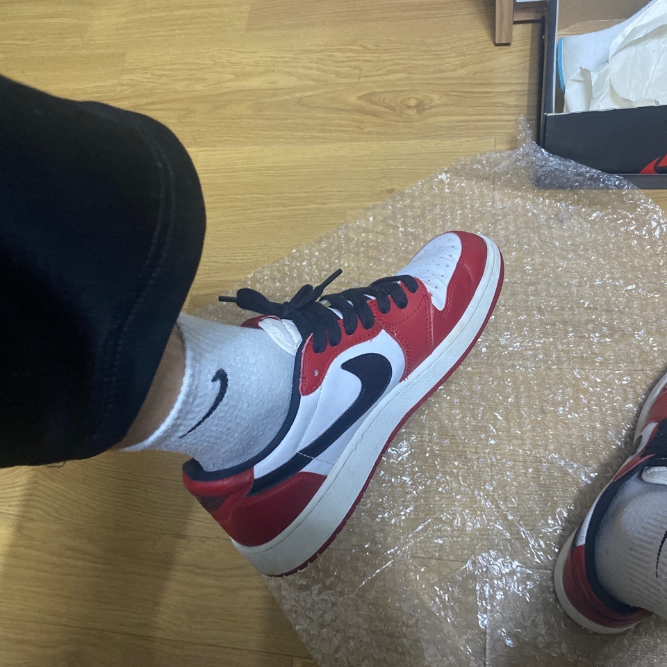 (GS) Jordan 1 Retro Low OG Chicago 2016 착용 스타일