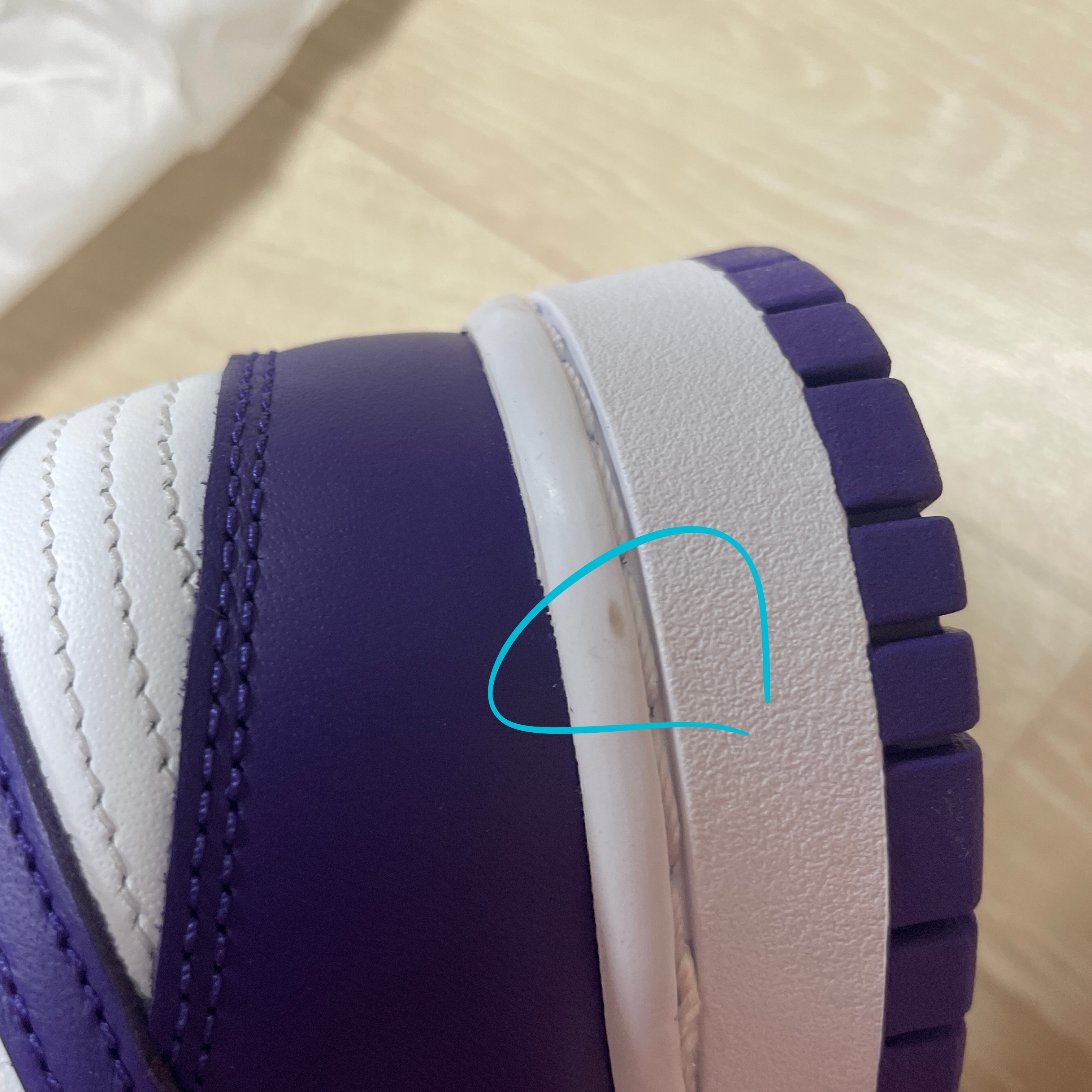 Nike Dunk Low Retro Championship Court Purple 착용 스타일 - 3