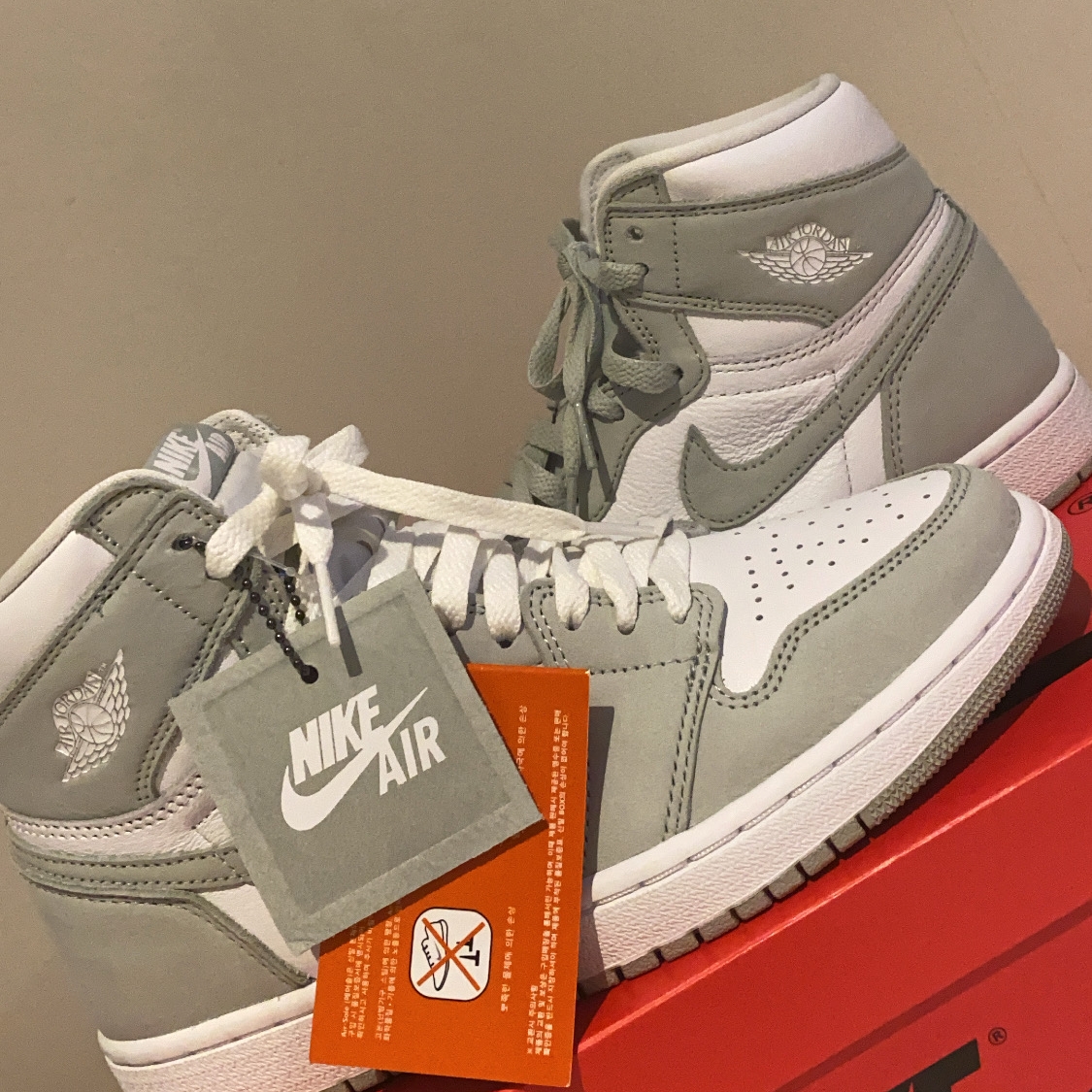 (W) Jordan 1 Retro High OG Seafoam 착용 스타일