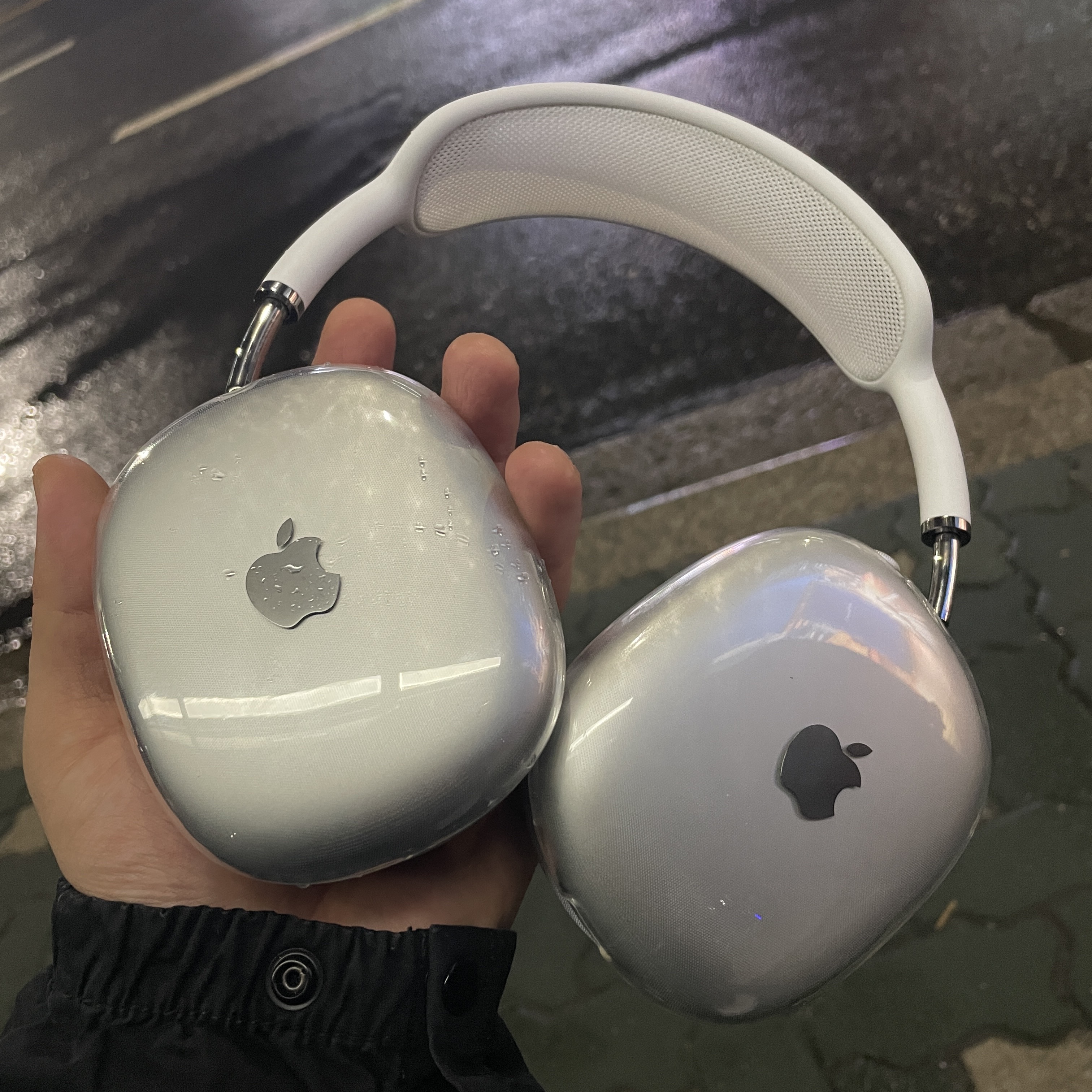 Apple AirPods Max Lightning Silver (Korean Ver.) 착용 스타일
