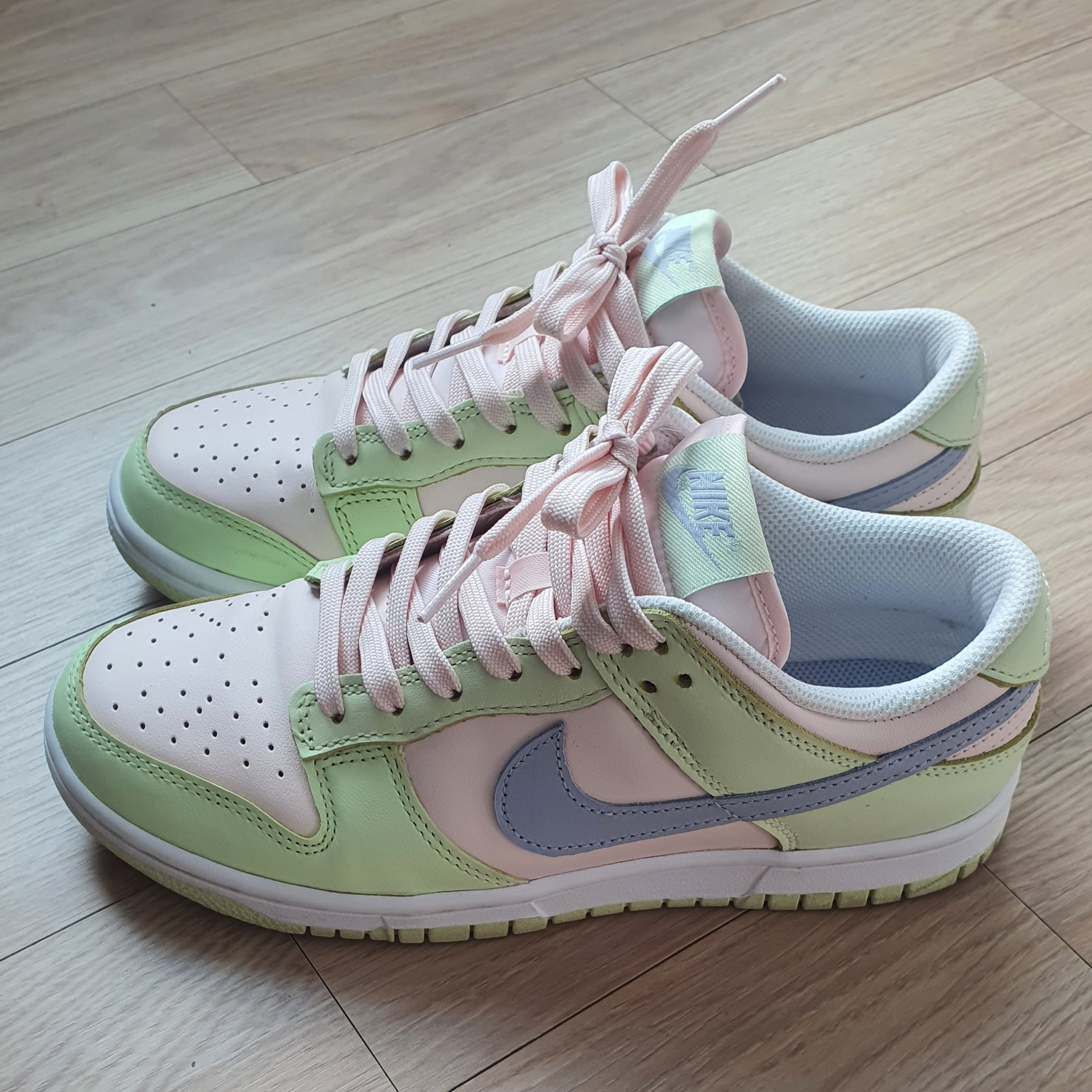 (W) Nike Dunk Low Light Soft Pink 착용 스타일