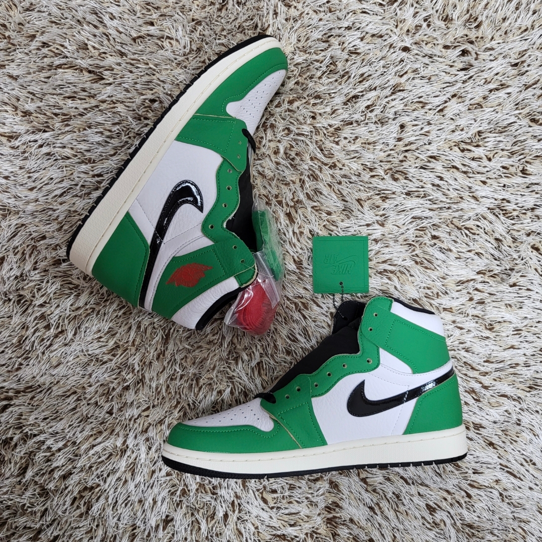 (W) Jordan 1 Retro High OG Lucky Green 착용 스타일