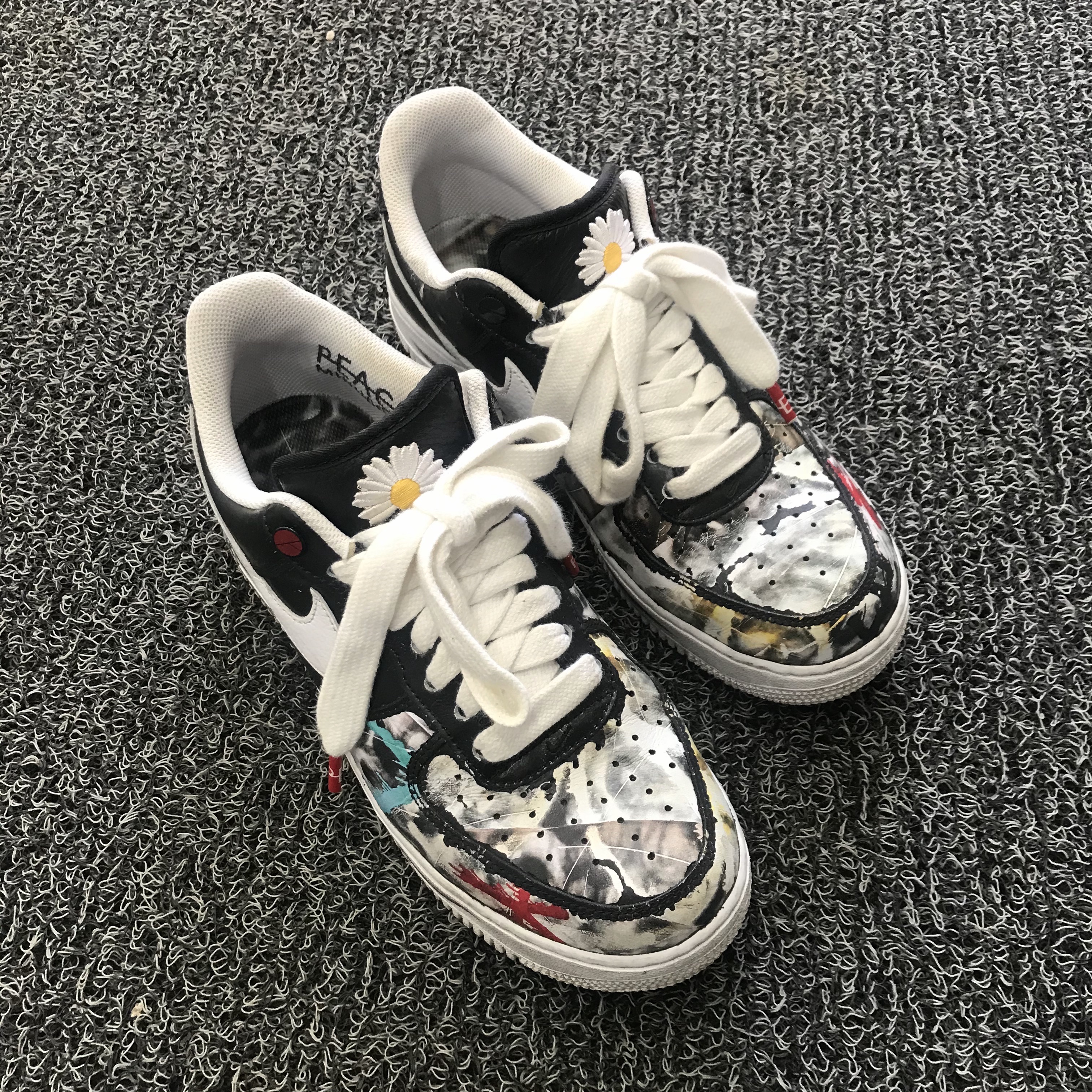 Nike x Peaceminusone Air Force 1 Low Para-Noise 착용 스타일