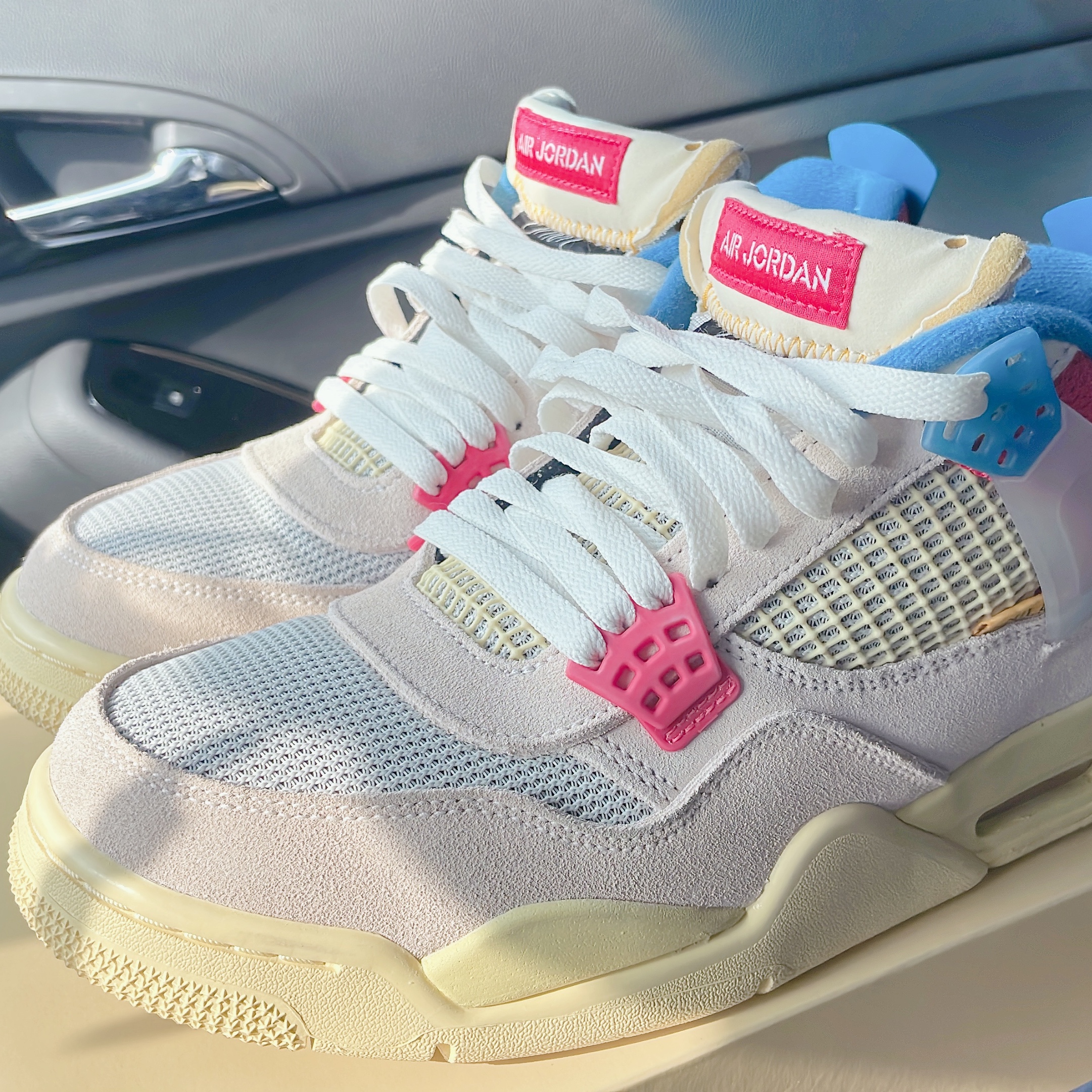 Jordan 4 x Union Retro Guava Ice 착용 스타일 - 2