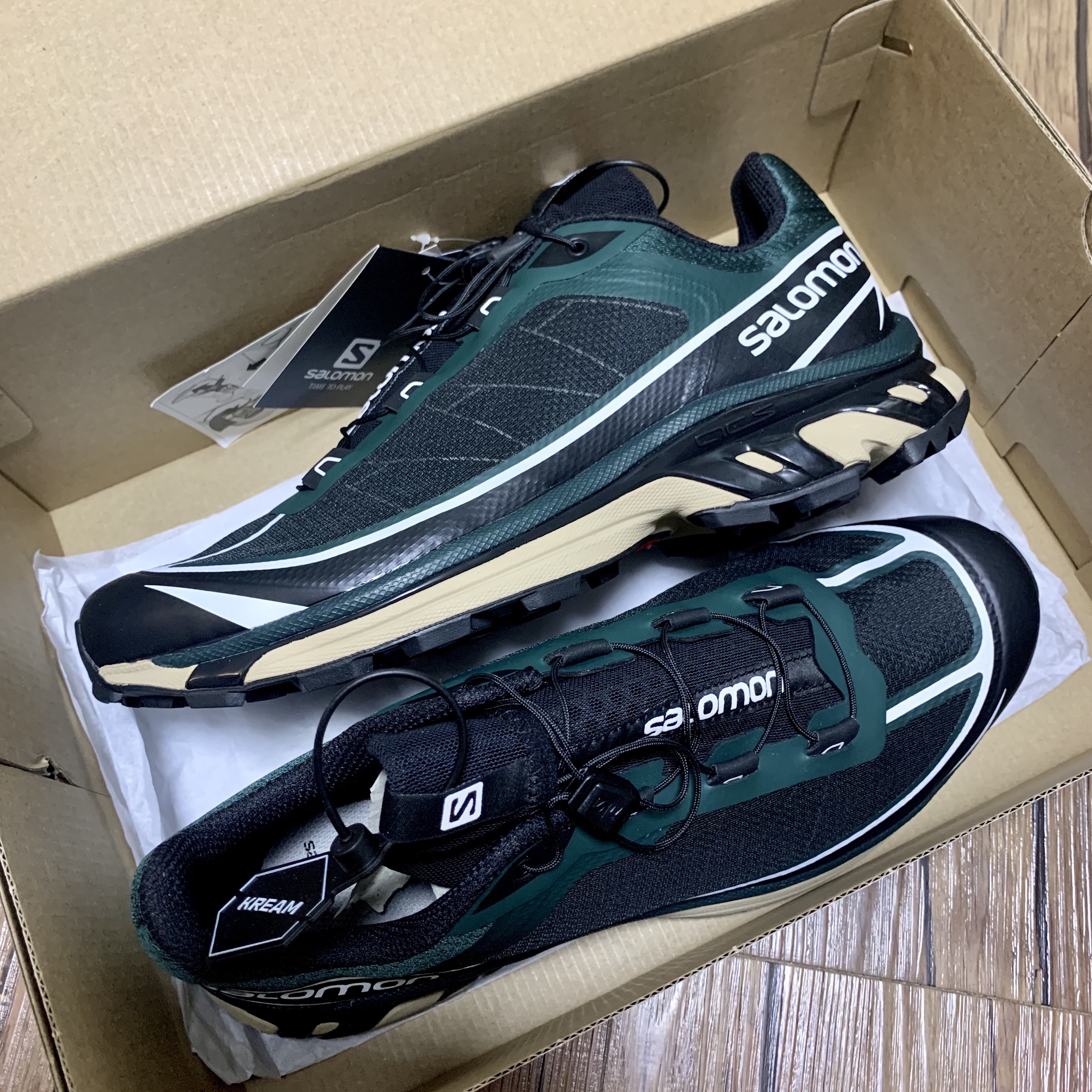 Salomon XT-6 FT Ponderosa Pine 착용 스타일