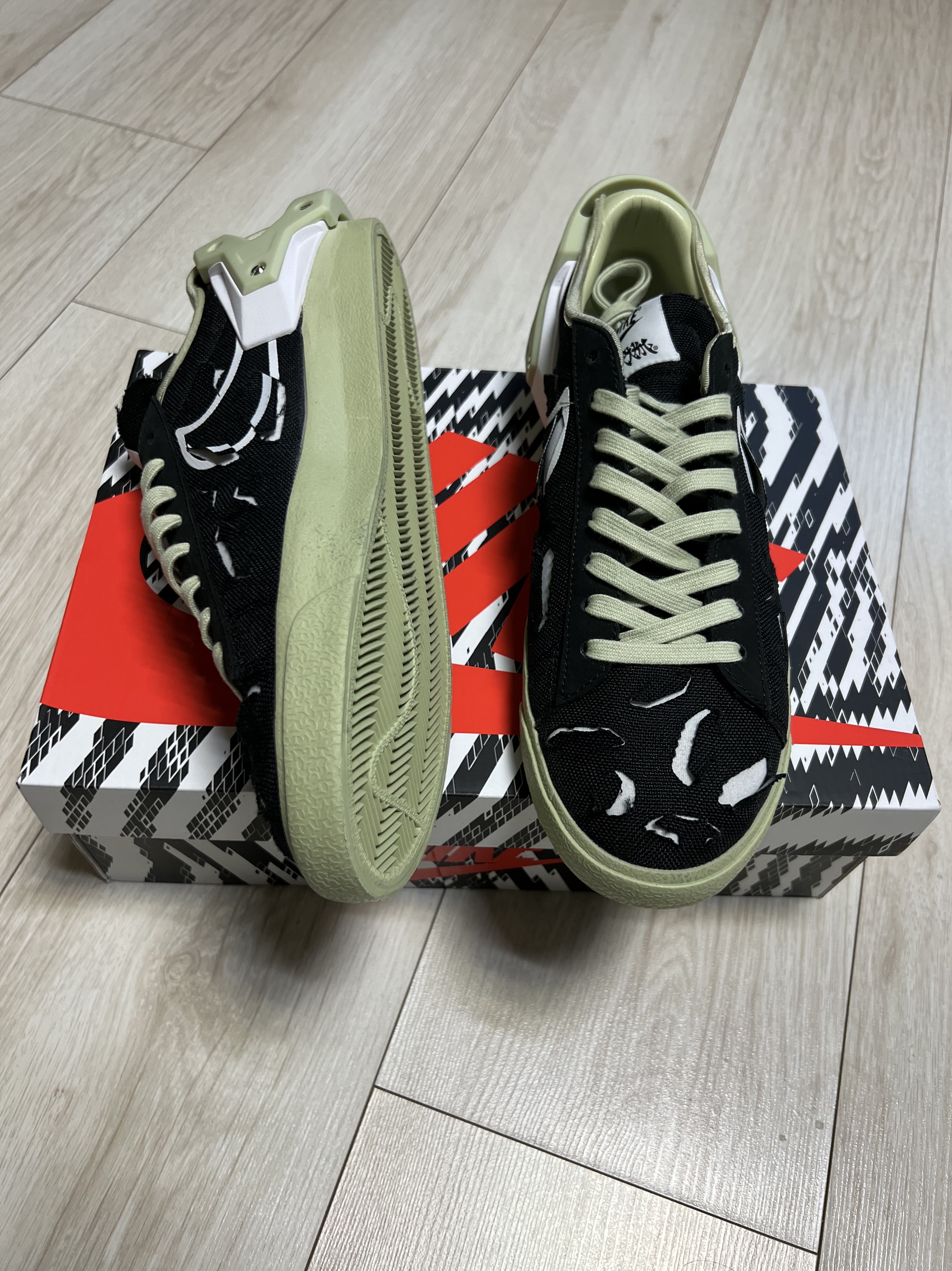Nike x Acronym Blazer Low Black 착용 스타일 - 3