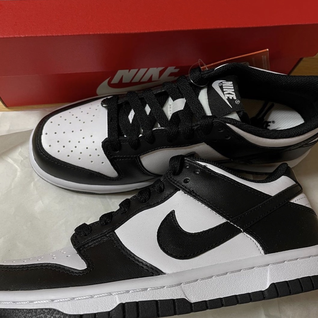 (GS) Nike Dunk Low Black, Nike Dunk Low Retro Black 착용 스타일