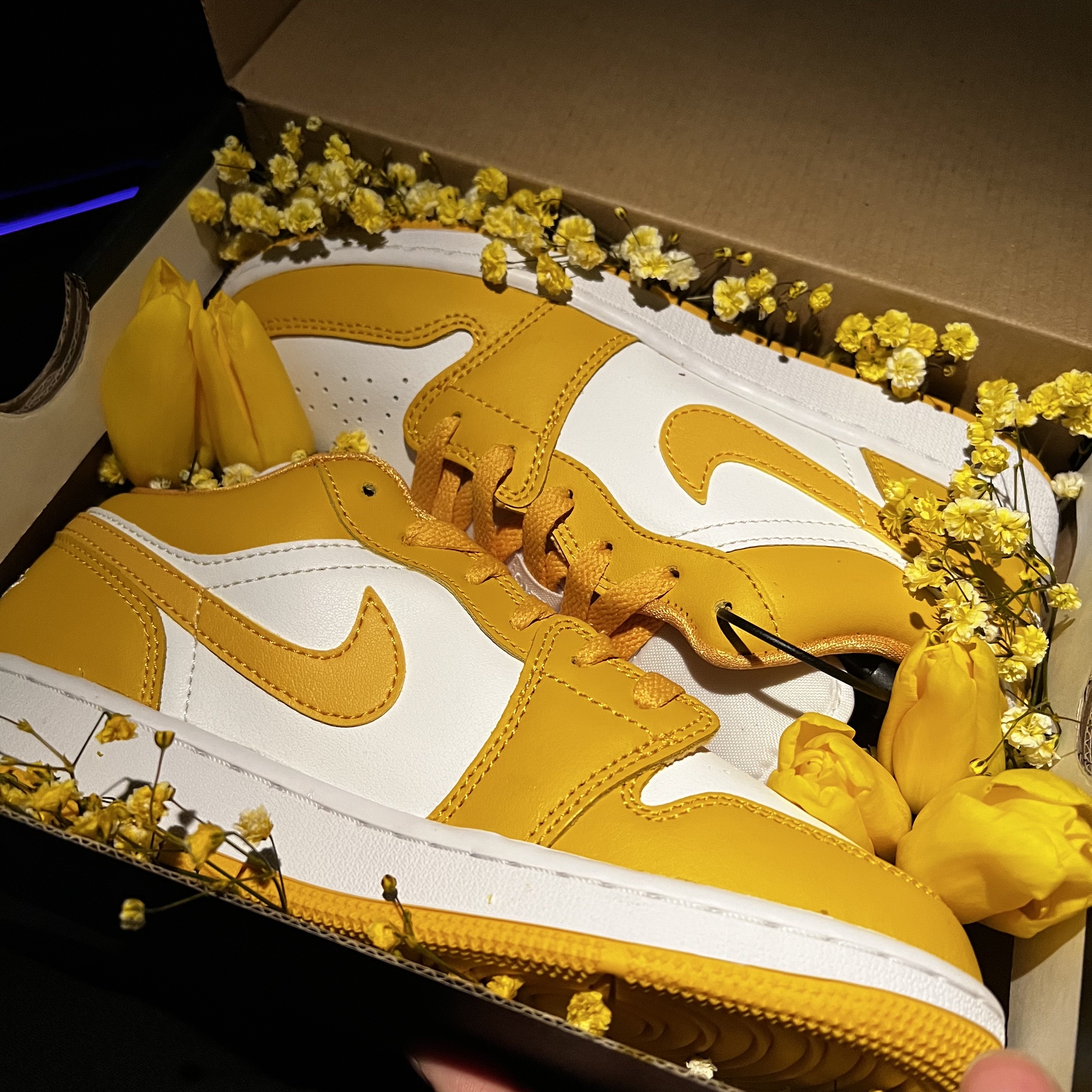 (GS) Jordan 1 Low Pollen 착용 스타일