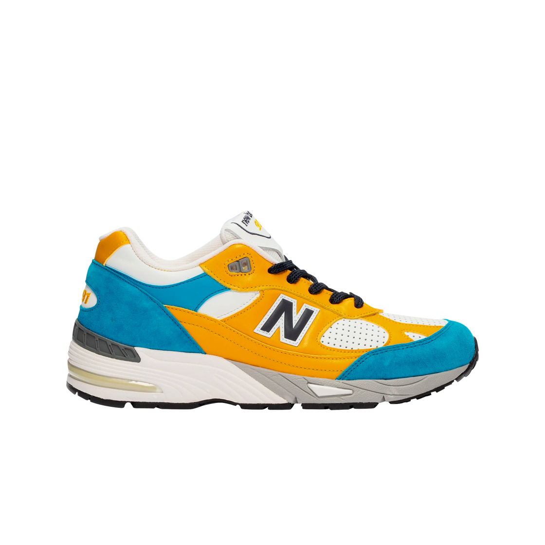 뉴발란스 x SNS 991 메이드 인 UK 옐로우 블루(New Balance x SNS 991 Made in UK Yellow Blue)