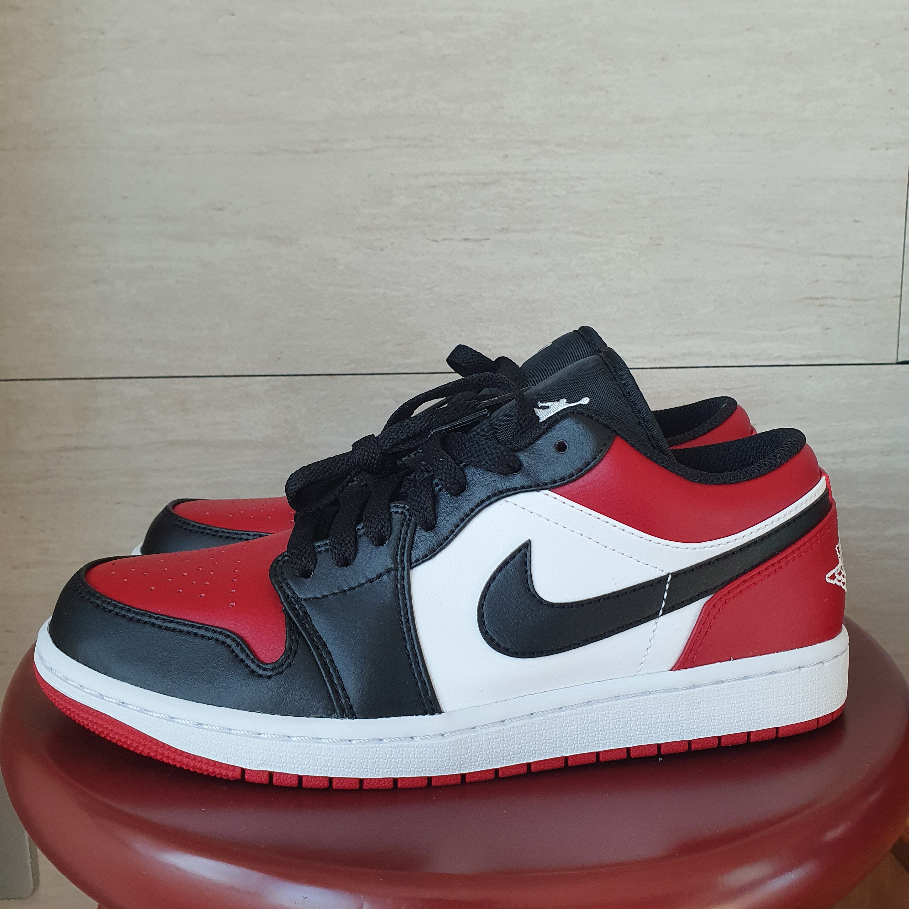 Jordan 1 Low Bred Toe 착용 스타일 - 2