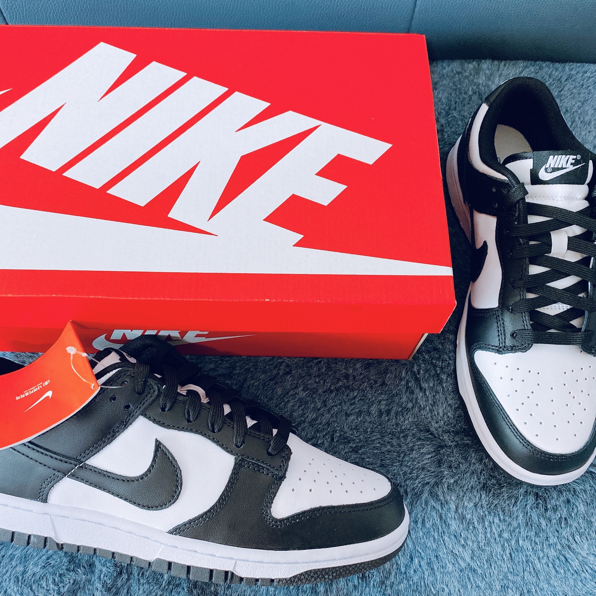 Nike Dunk Low Retro Black 착용 스타일 - 4
