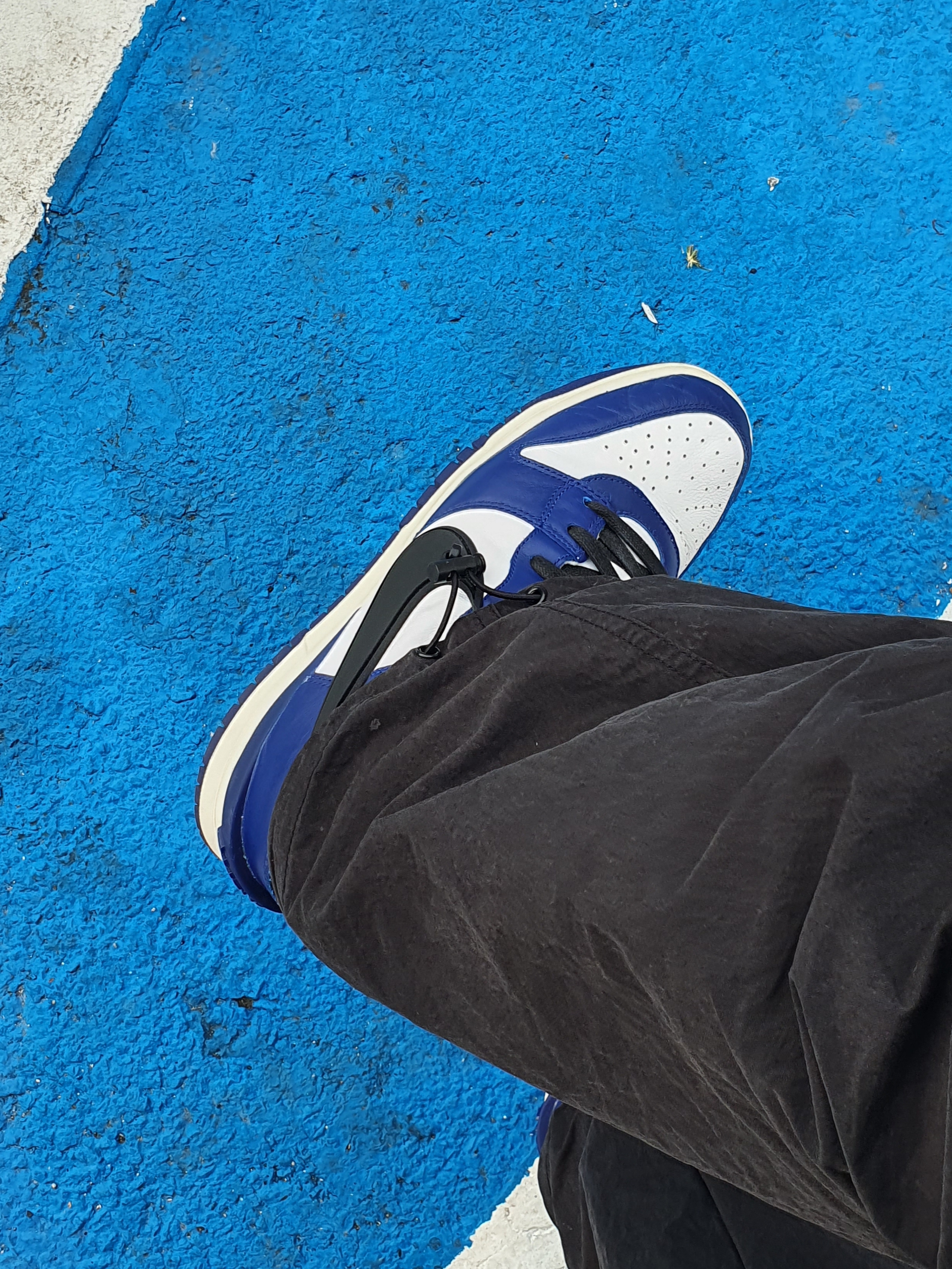 Nike x Ambush Dunk High Deep Royal Blue 착용 스타일