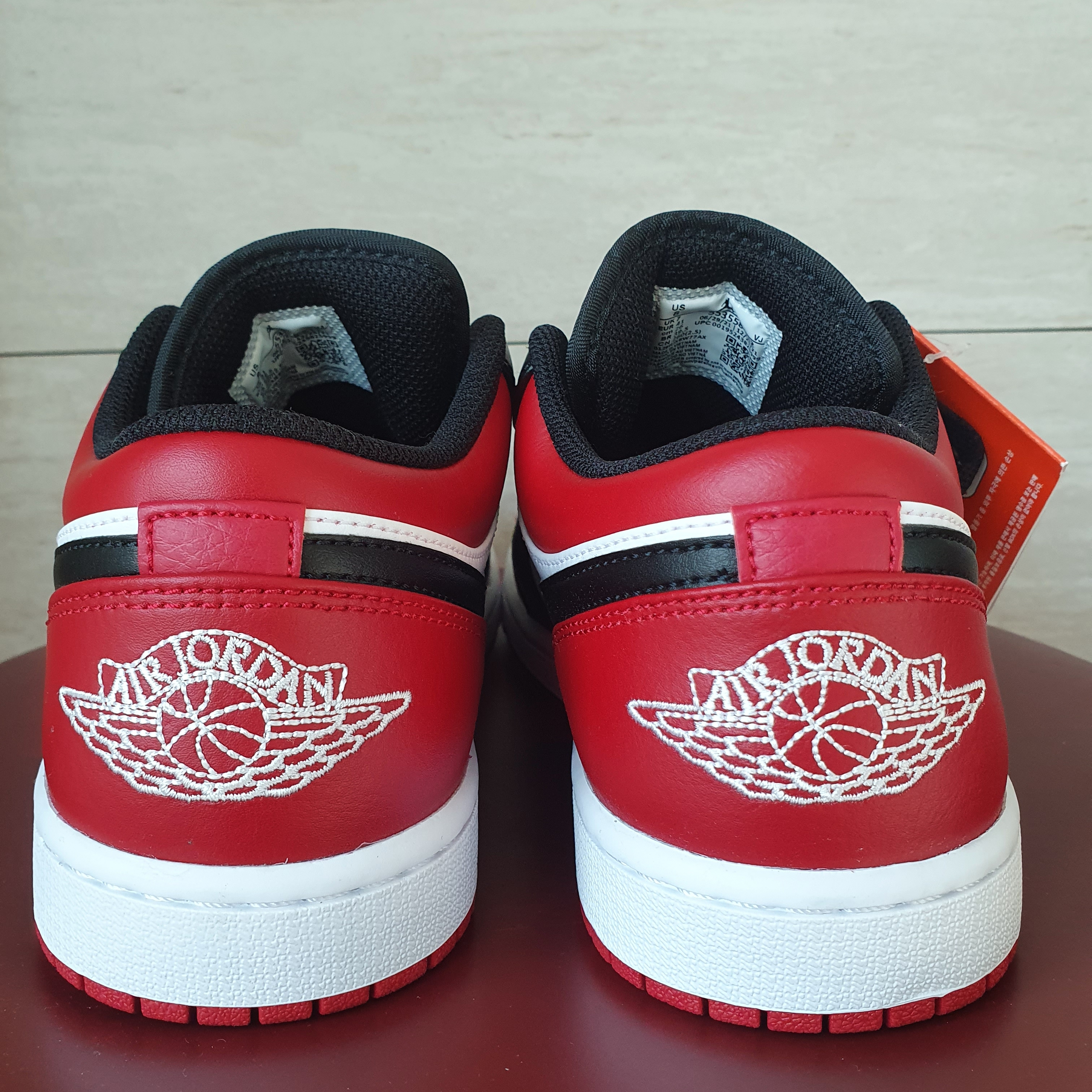 Jordan 1 Low Bred Toe 착용 스타일 - 3