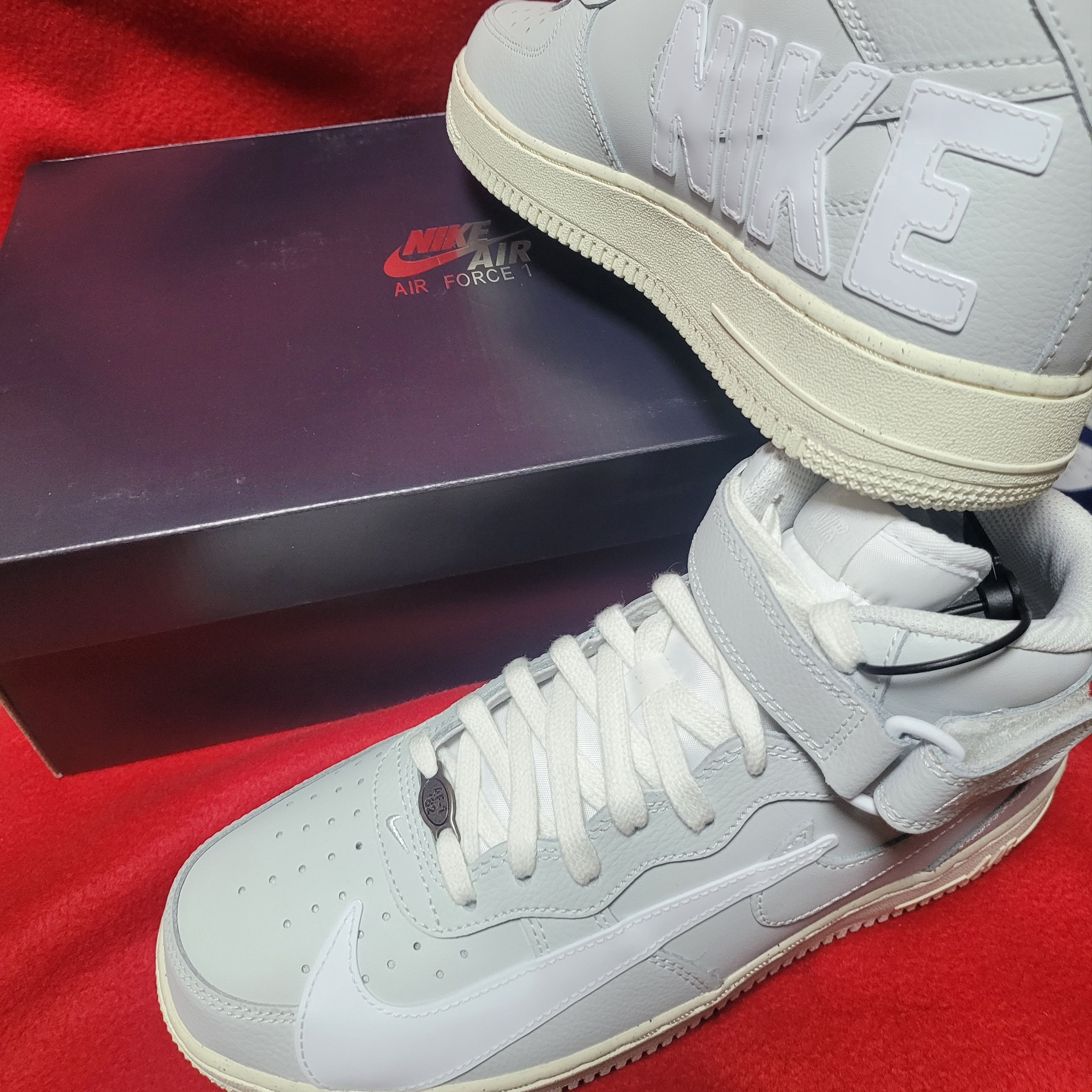 Nike Air Force 1 Mid '07 Premium Copy and Paste 착용 스타일 - 1