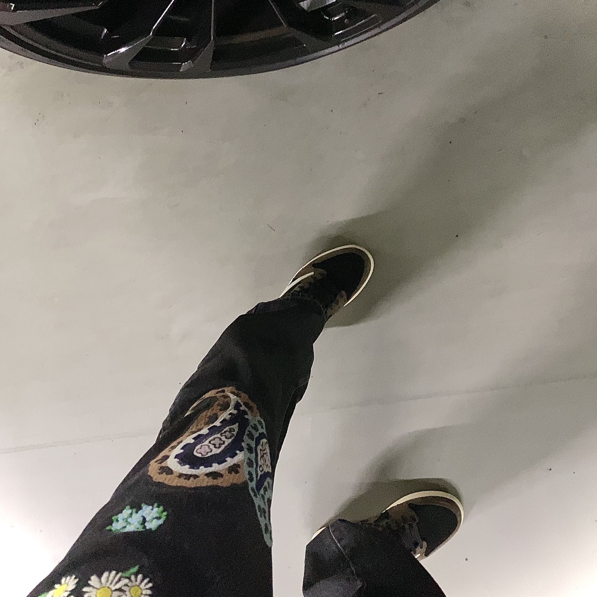 Stussy x Noma t.d. Big OL' Jean Washed Black, Jordan 1 x Travis Scott Retro Low OG SP Mocha 착용 스타일