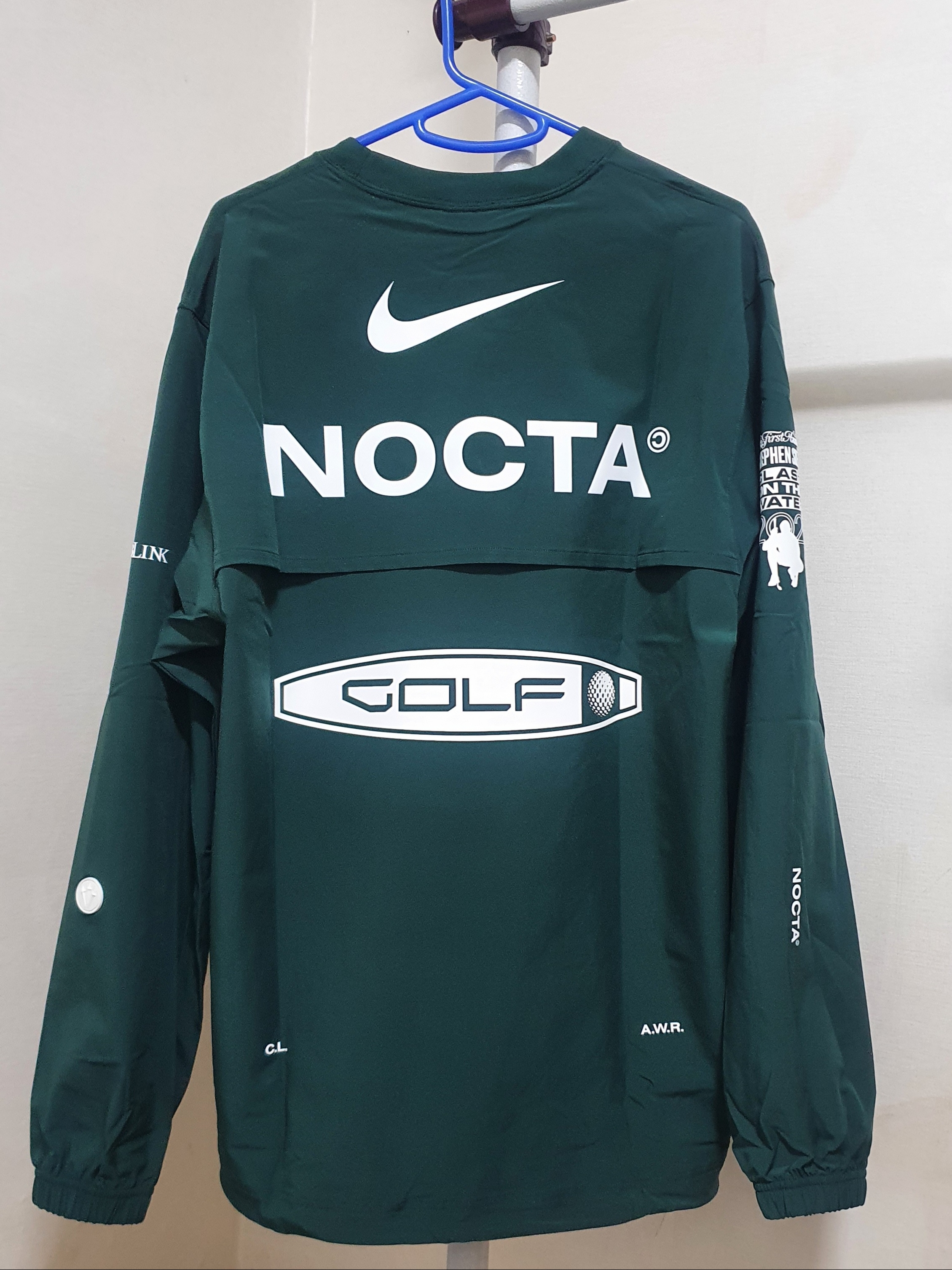 Nike x Drake Nocta Golf Crewneck Top Green - US/EU 착용 스타일