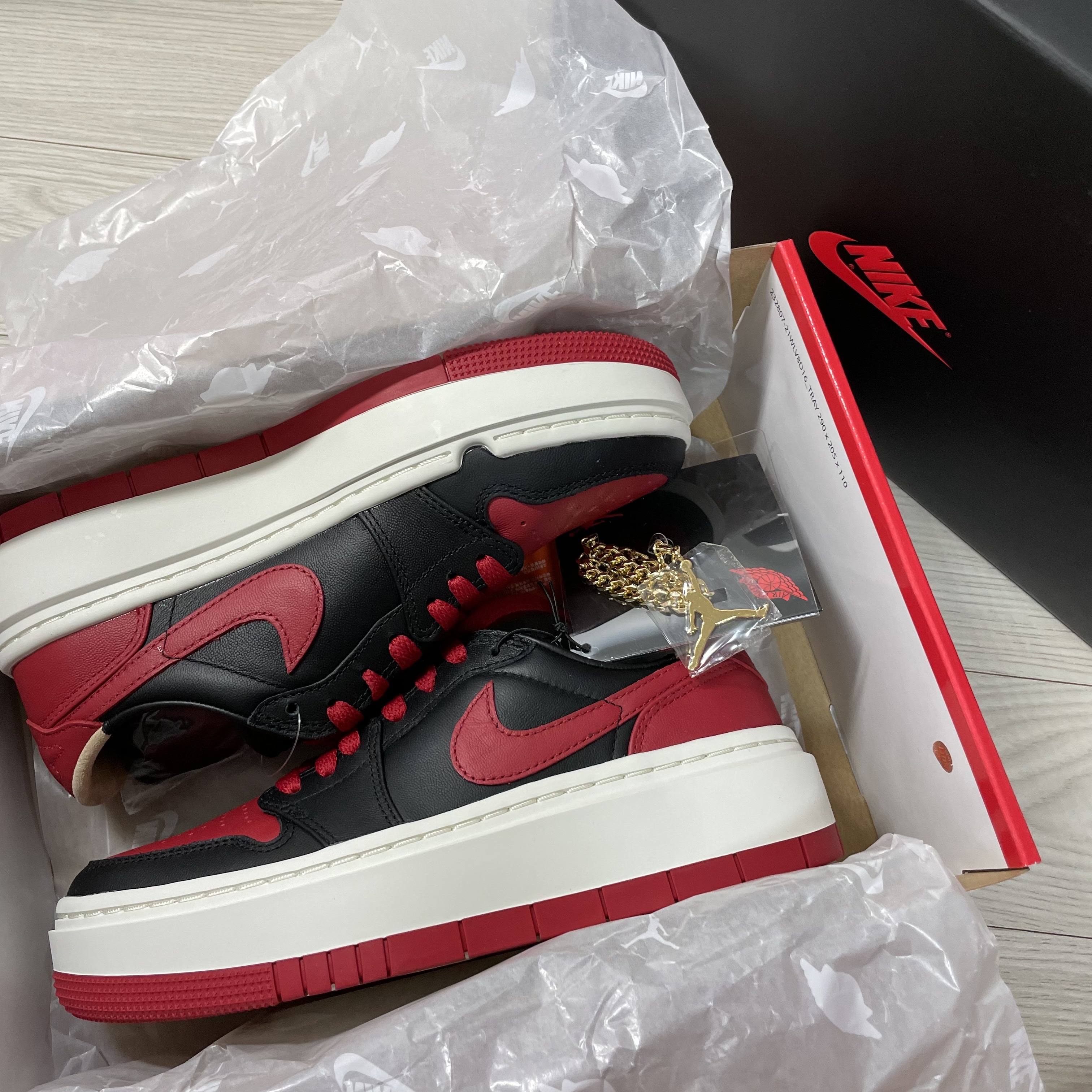 (W) Jordan 1 Elevate Low SE Bred 착용 스타일 - 3