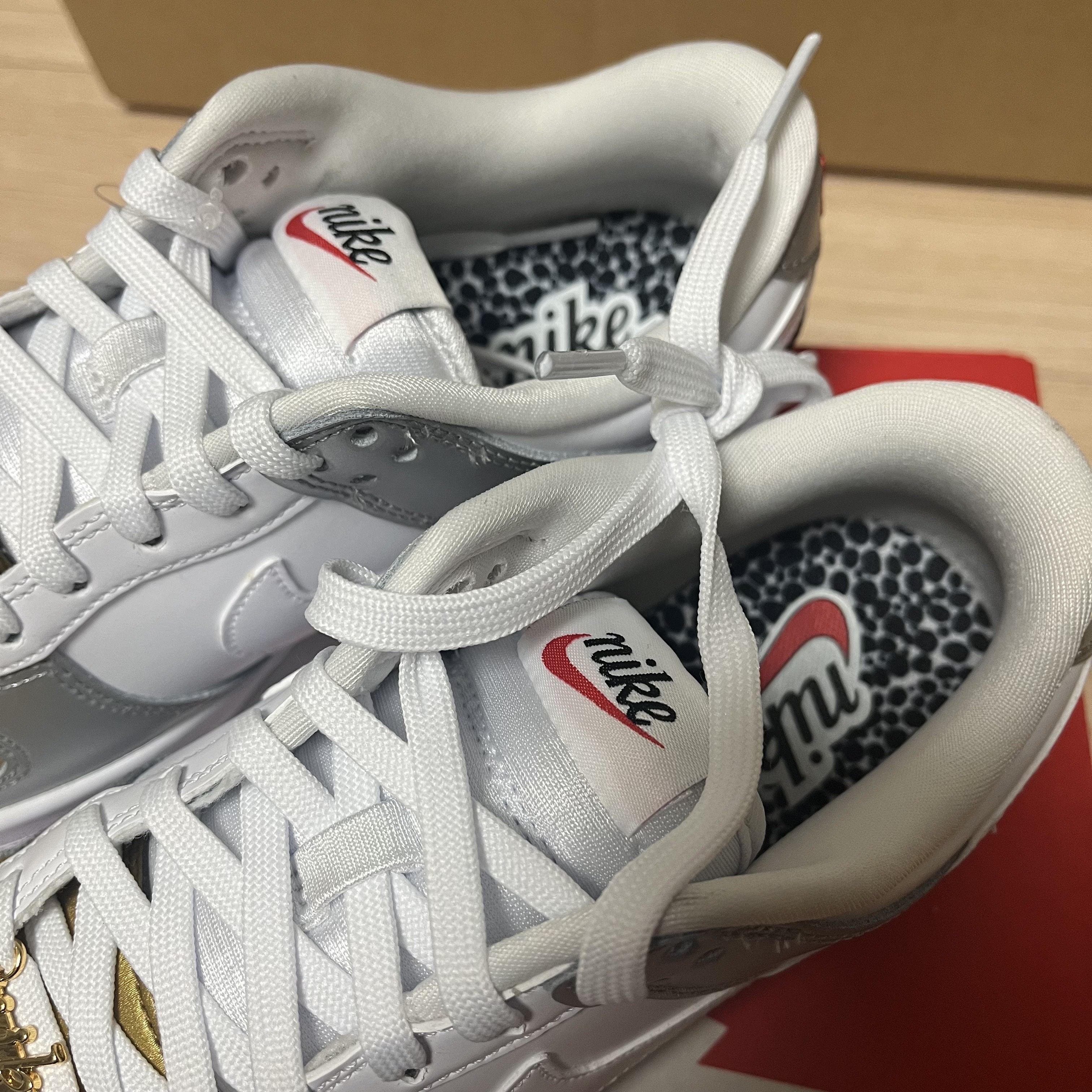 (W) Nike Dunk Low SE Heirloom 착용 스타일 - 3