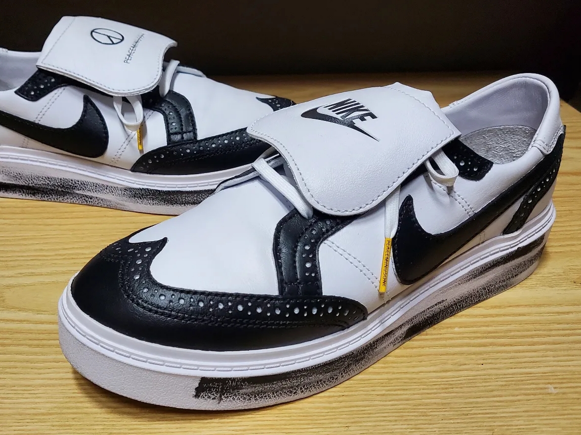 Nike x Peaceminusone Kwondo1 White 착용 스타일 - 1