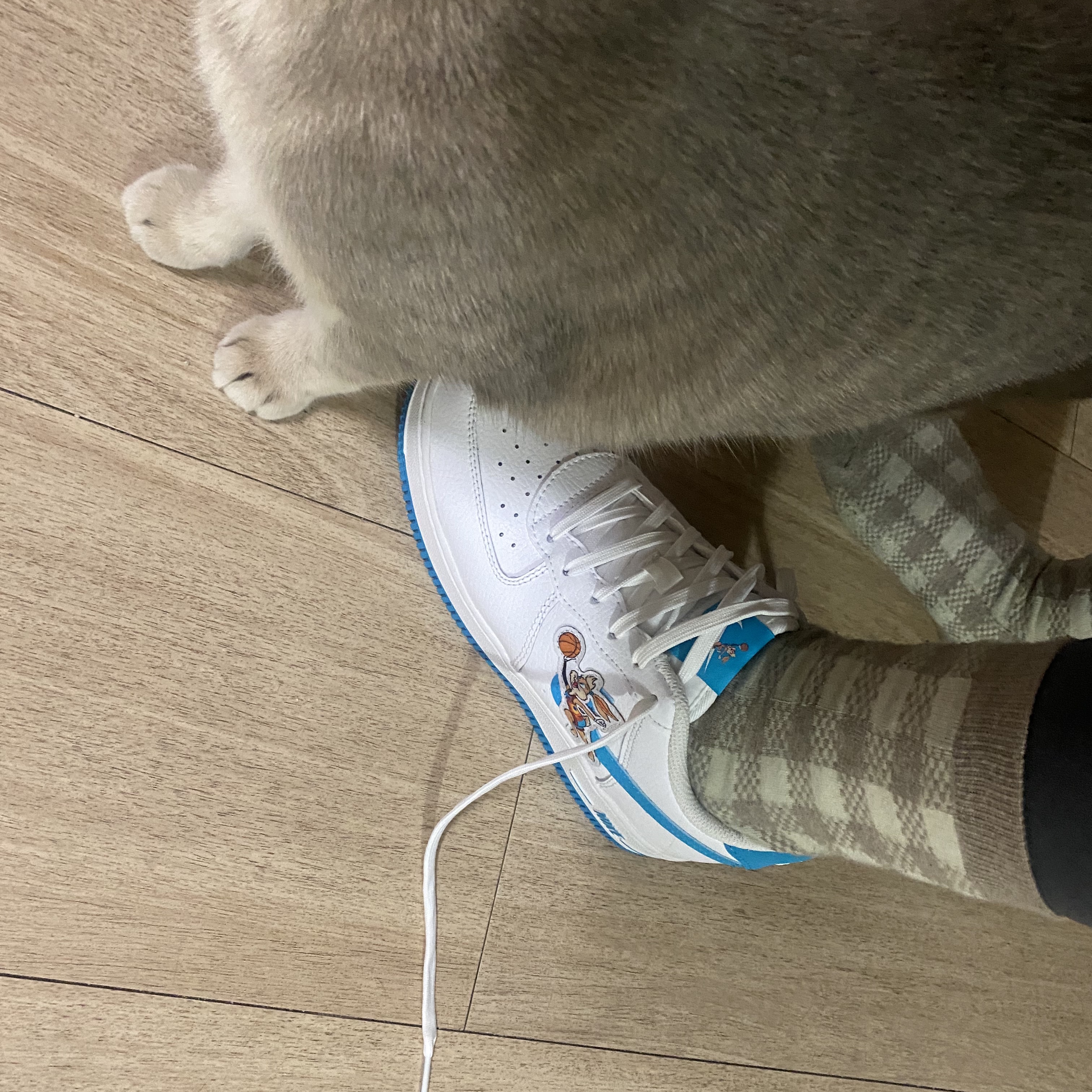 (PS) Nike x Space Jam: A New Legacy Air Force 1 '07 Tune Squad 착용 스타일 - 2