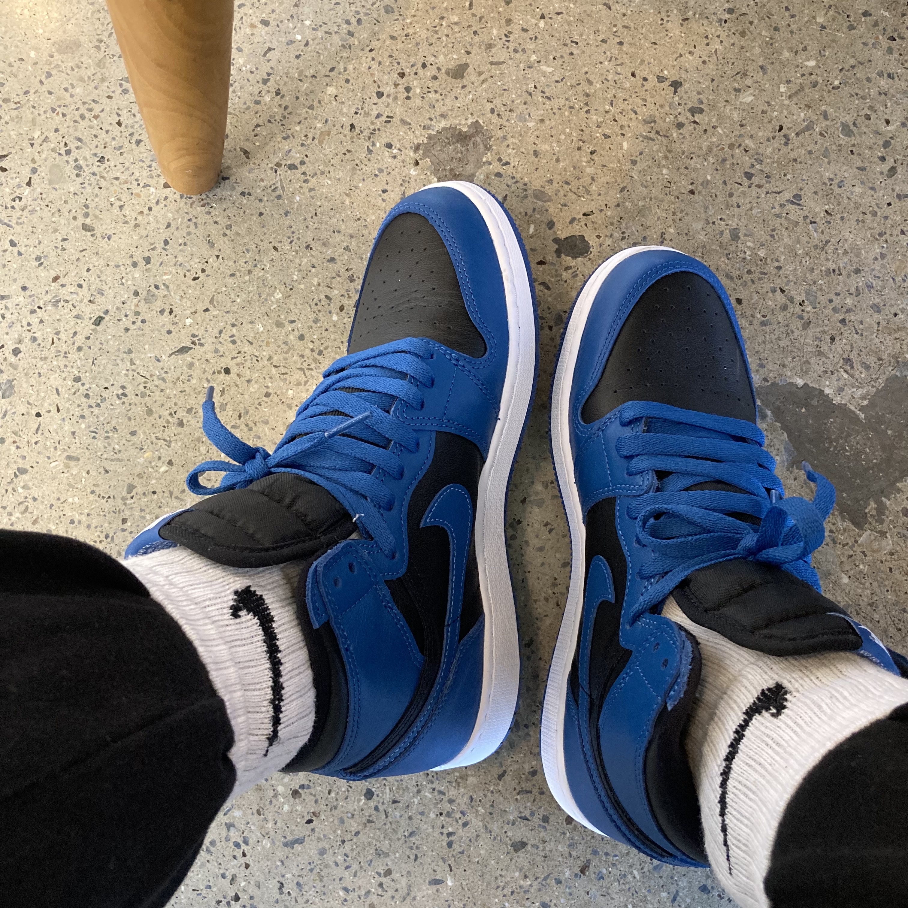 (GS) Jordan 1 Retro High OG Dark Marina Blue 착용 스타일