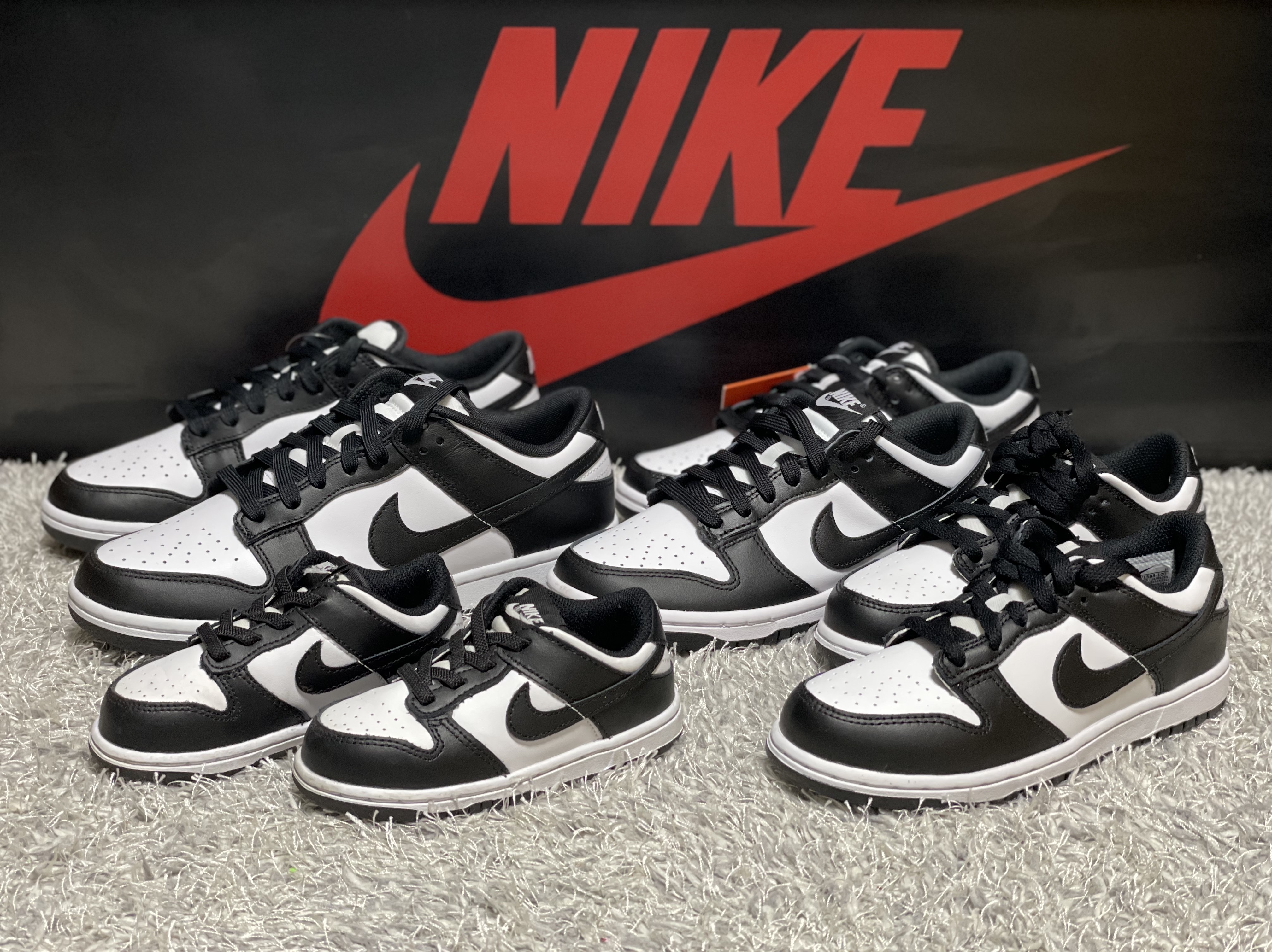 Nike Dunk Low Retro Black, (W) Nike Dunk Low Black 착용 스타일 - 2