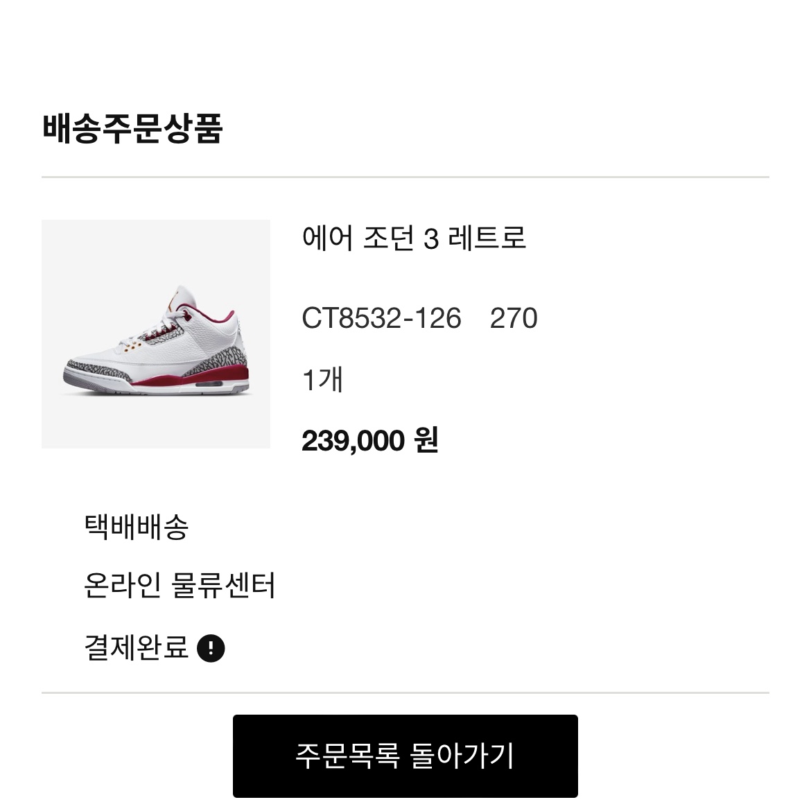 Jordan 3 Retro Cardinal Red 착용 스타일