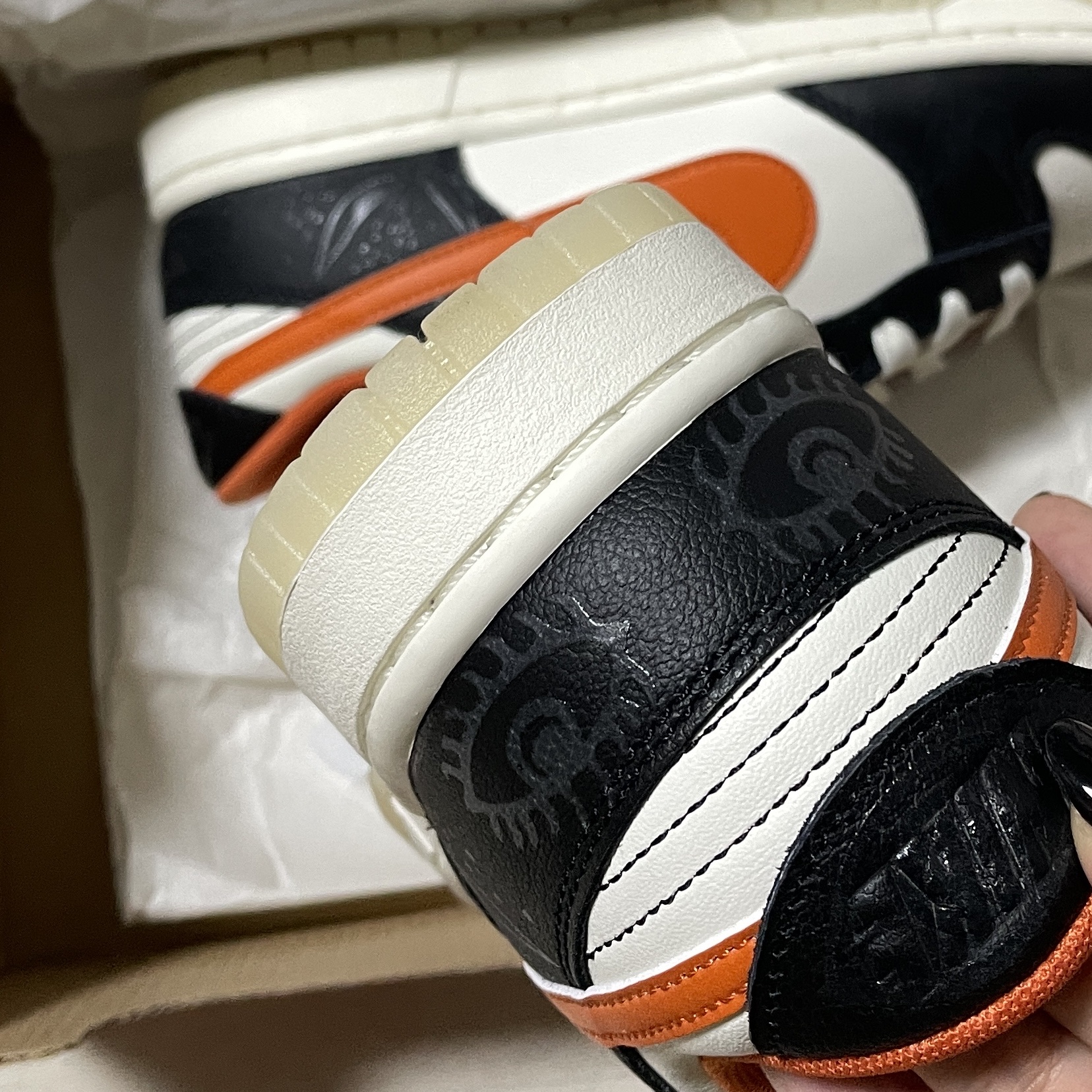 Nike Dunk Low Retro PRM Halloween 착용 스타일 - 1
