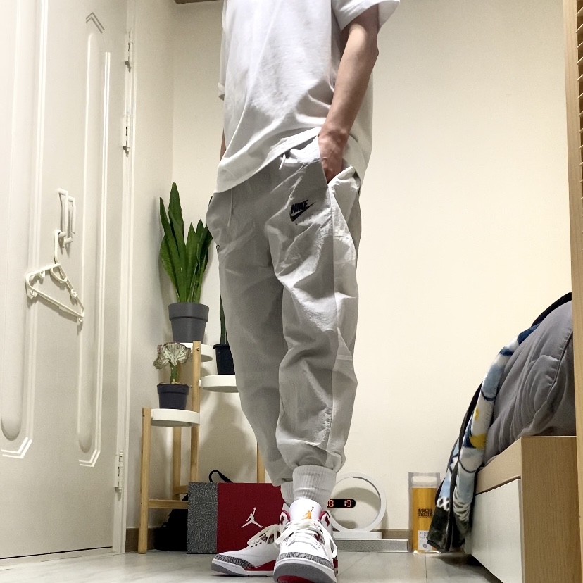 Jordan 3 Retro Cardinal Red 착용 스타일