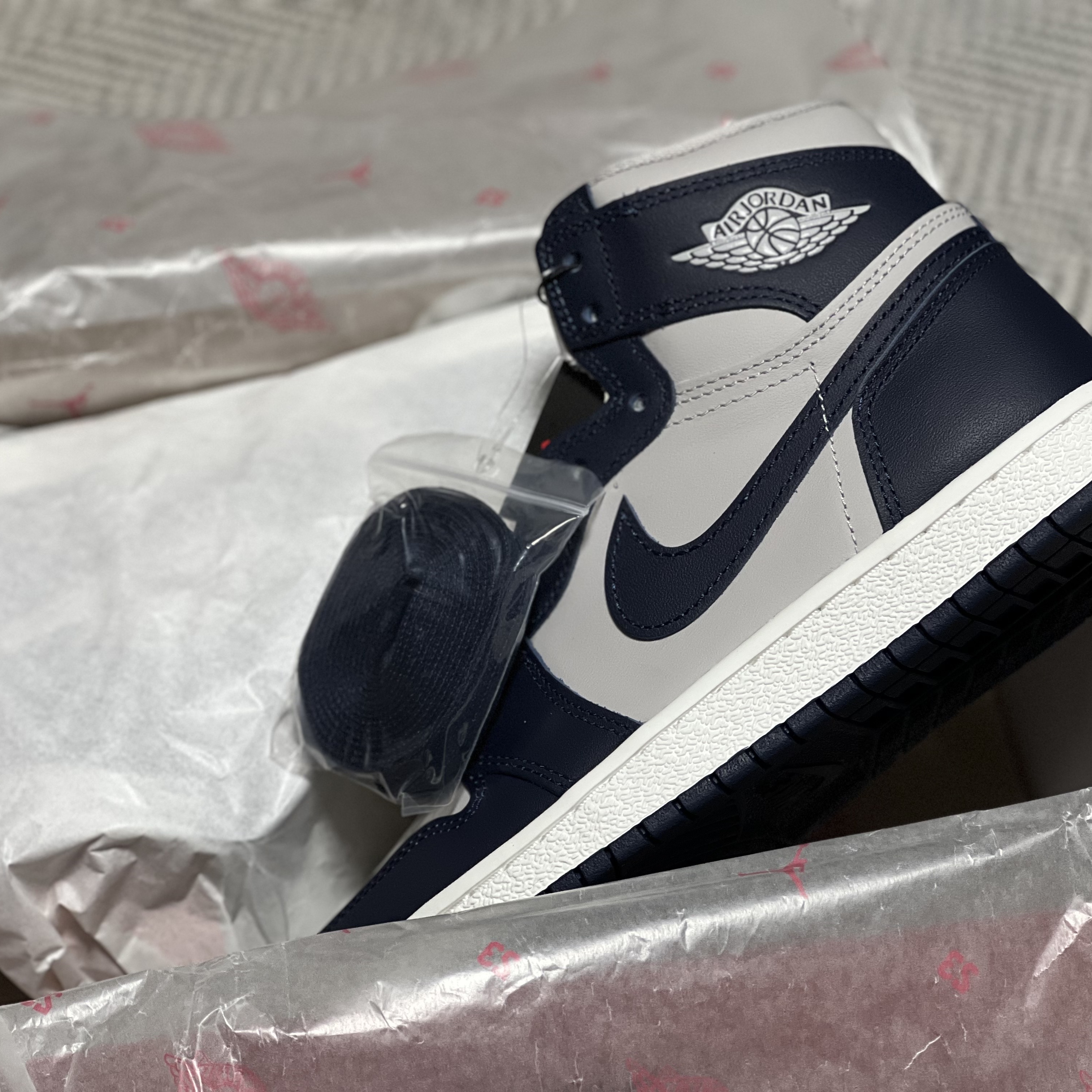 Jordan 1 High 85 College Navy 착용 스타일 - 2