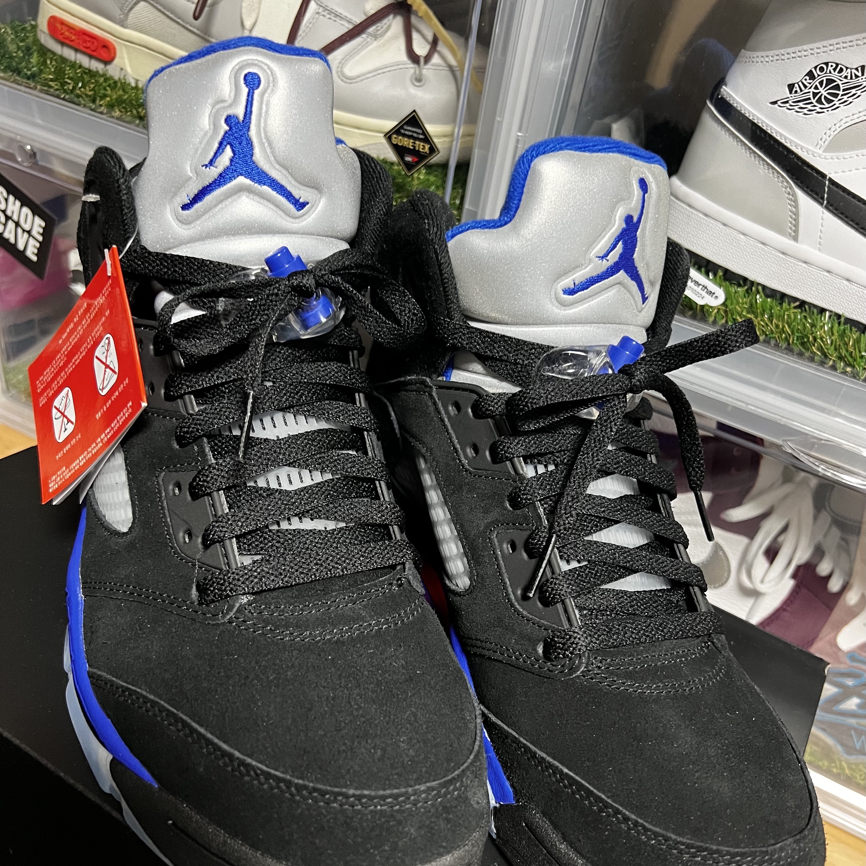 Jordan 5 Retro Racer Blue 착용 스타일 - 1