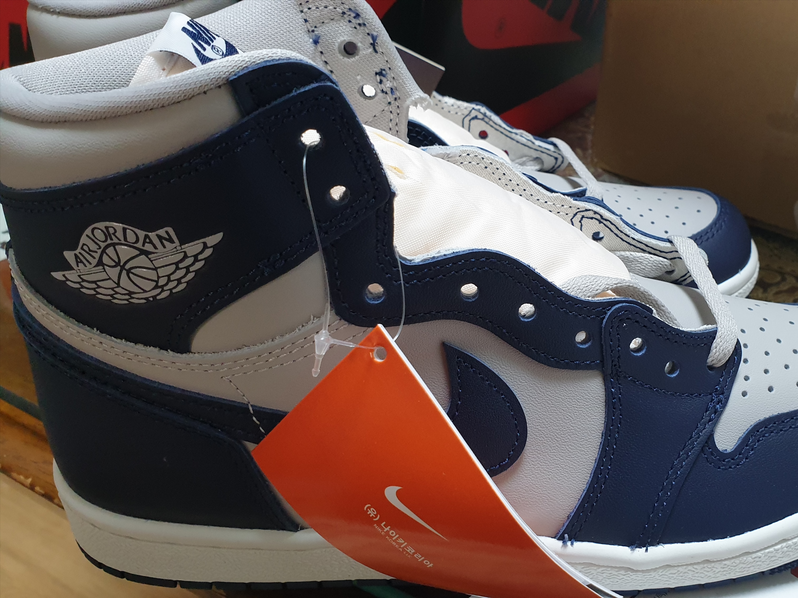 Jordan 1 High 85 College Navy 착용 스타일