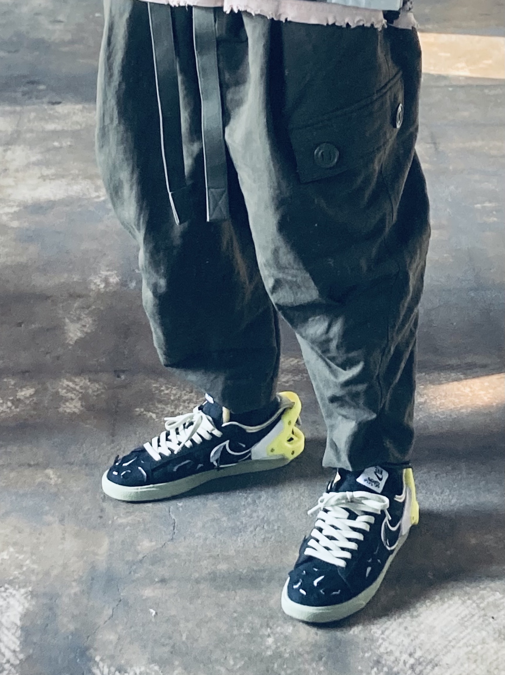 Nike x Acronym Blazer Low Black 착용 스타일 - 3