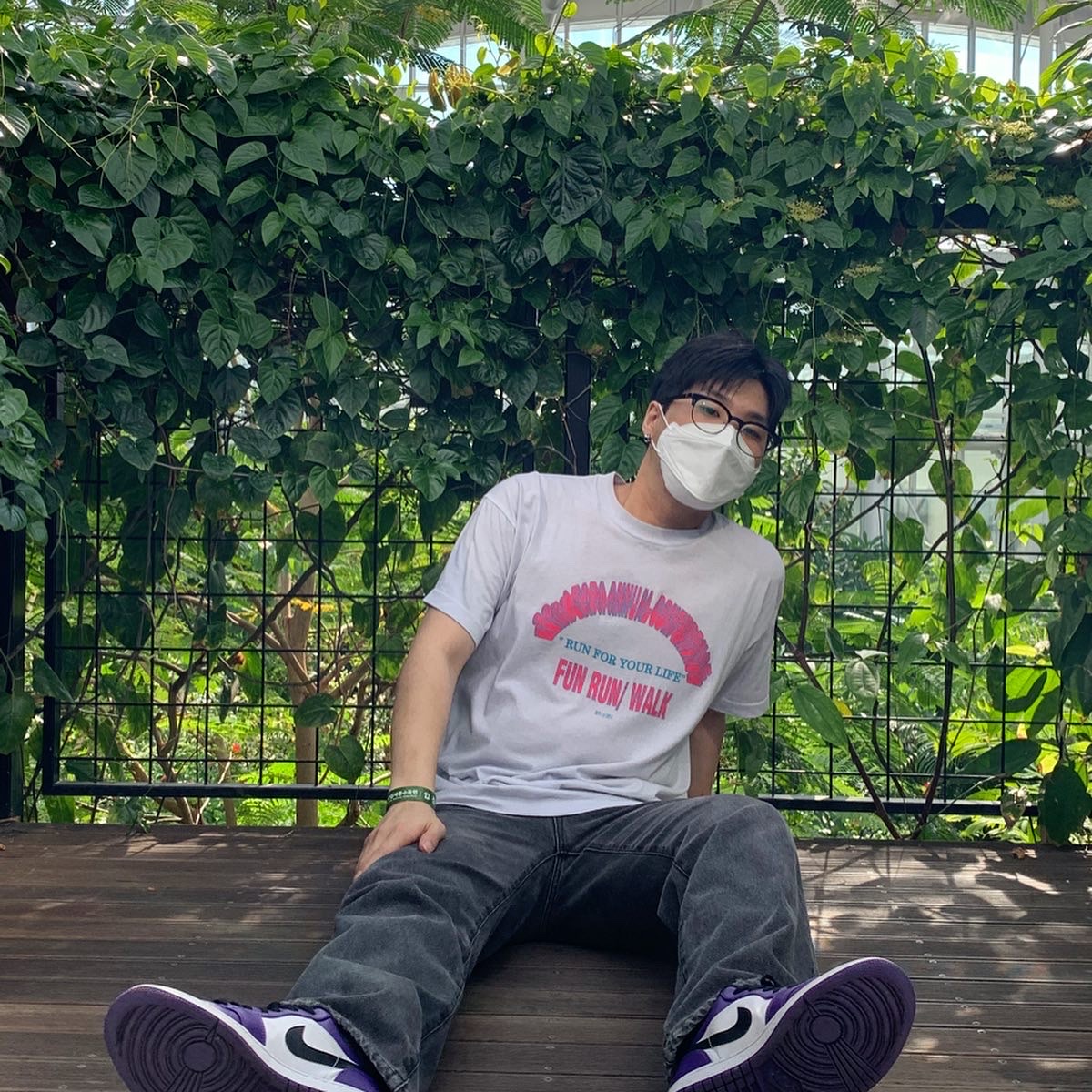 Jordan 1 Low Court Purple 2020 착용 스타일 - 2