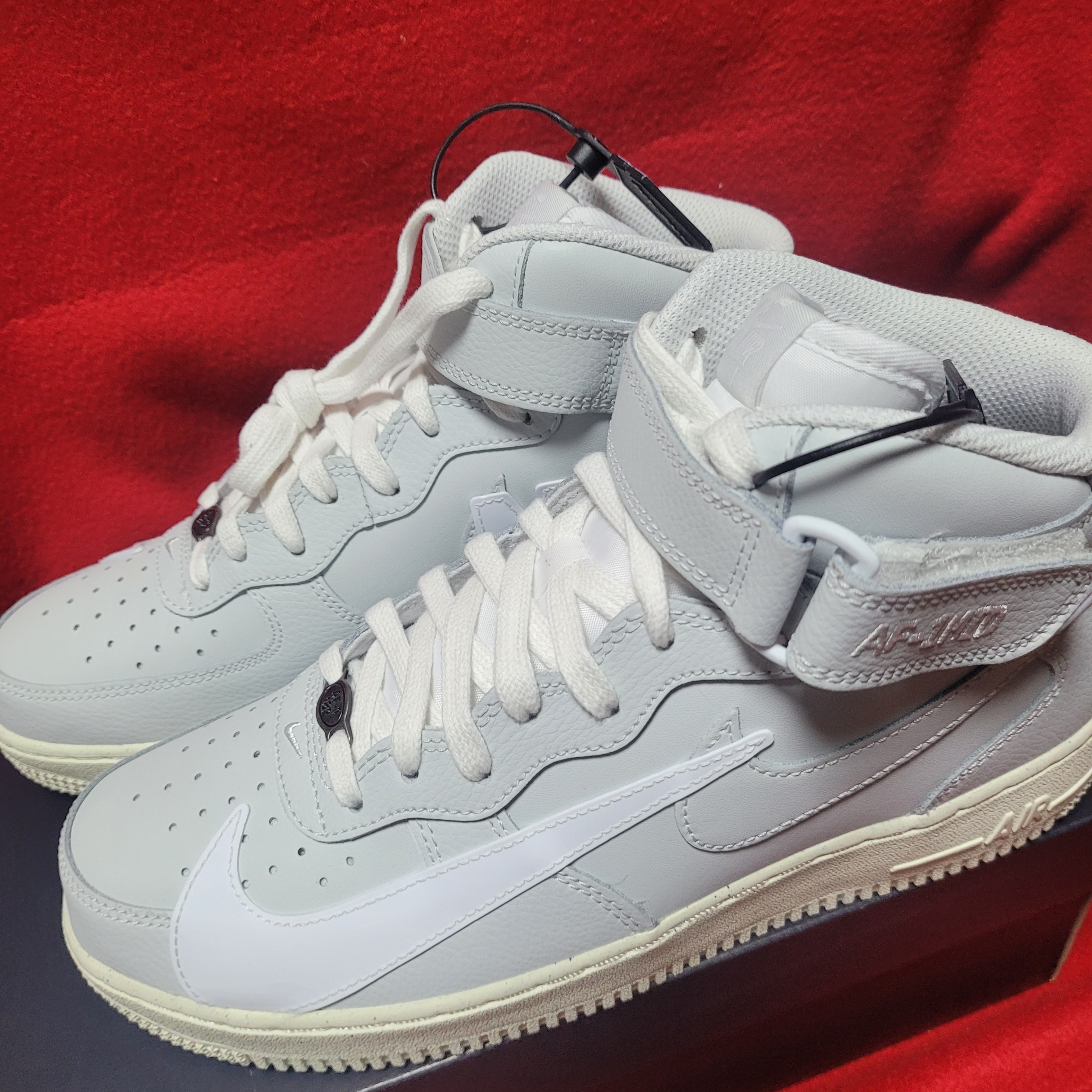 Nike Air Force 1 Mid '07 Premium Copy and Paste 착용 스타일 - 4