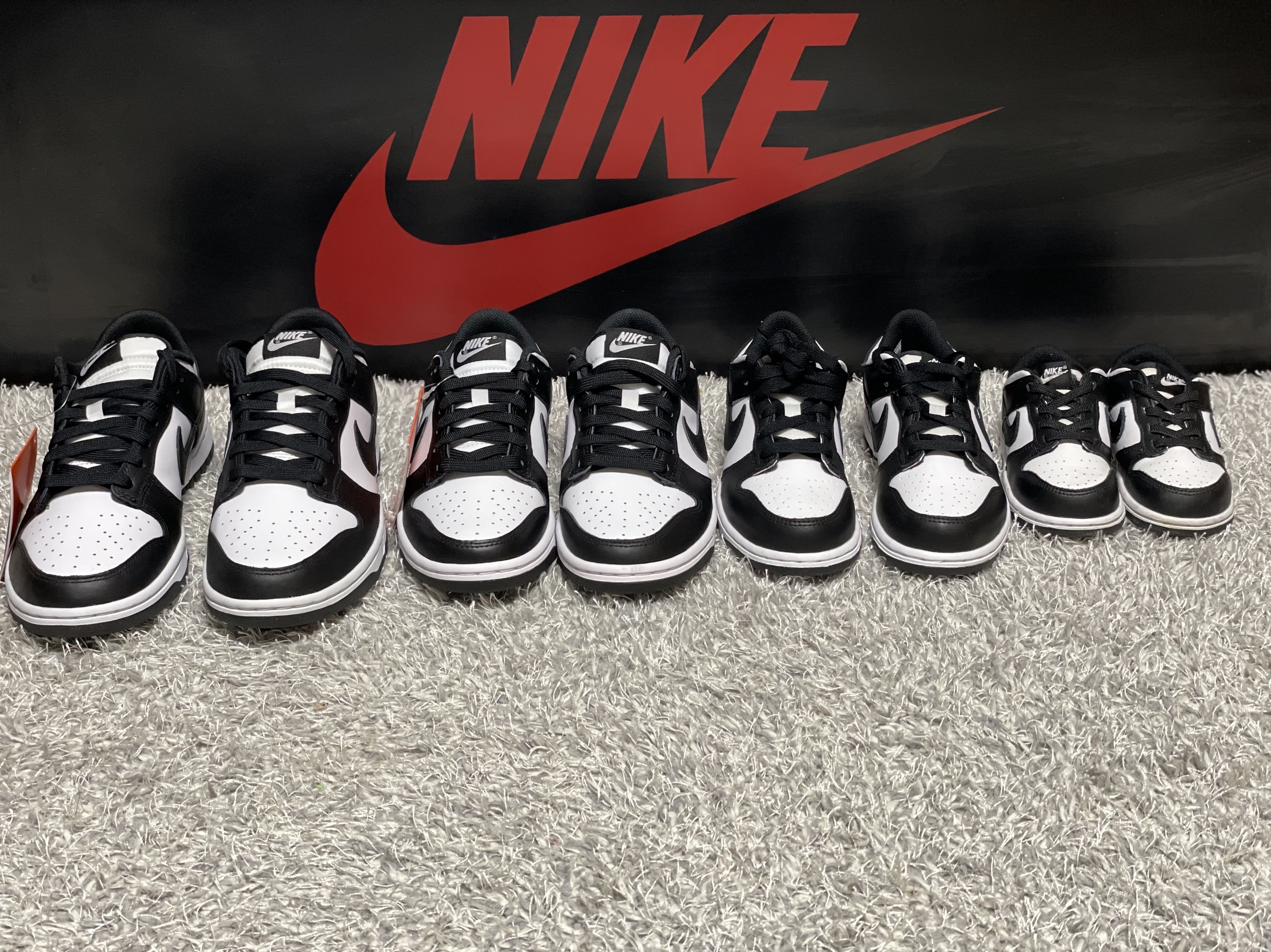 Nike Dunk Low Retro Black, (W) Nike Dunk Low Black 착용 스타일 - 3