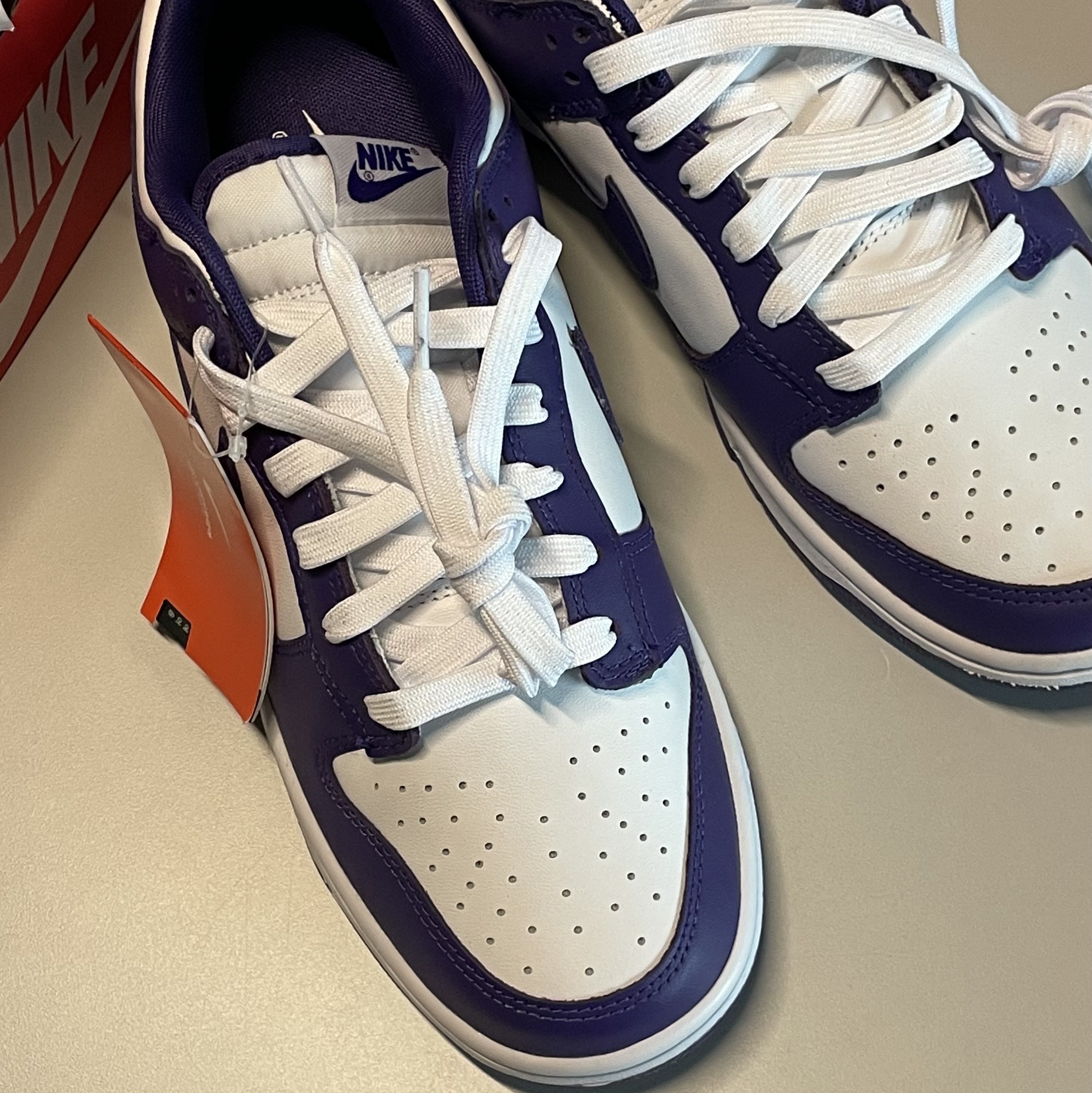 Nike Dunk Low Retro Championship Court Purple 착용 스타일