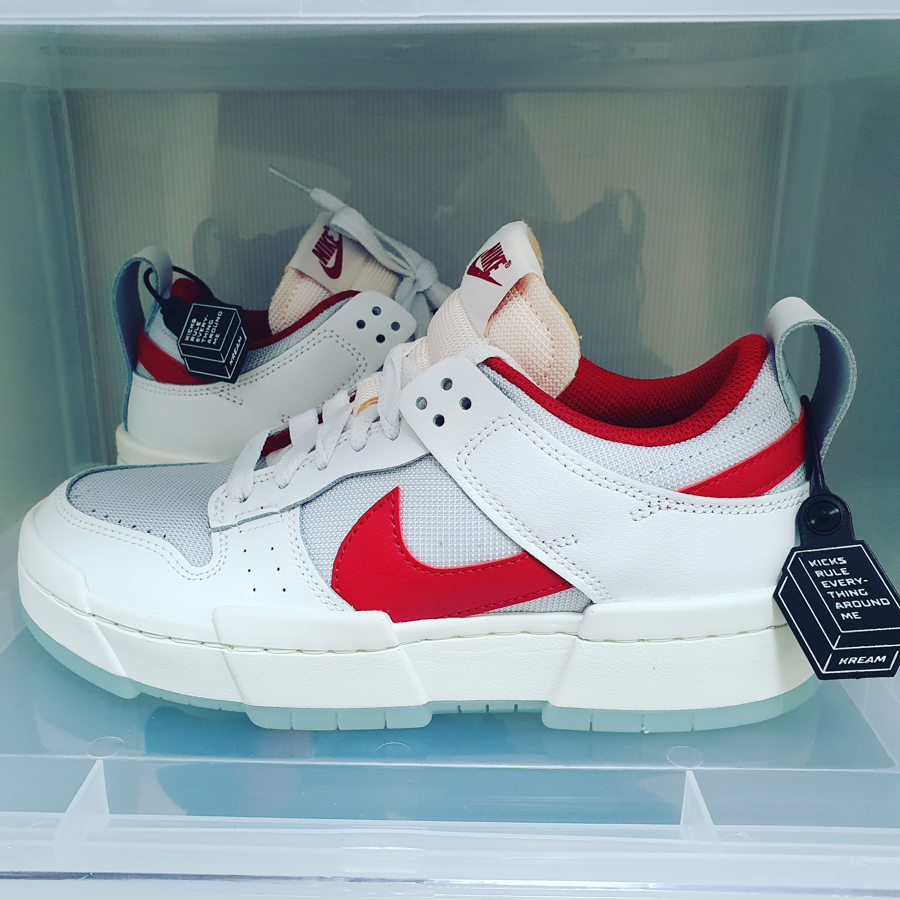 (W) Nike Dunk Low Disrupt Gym Red 착용 스타일