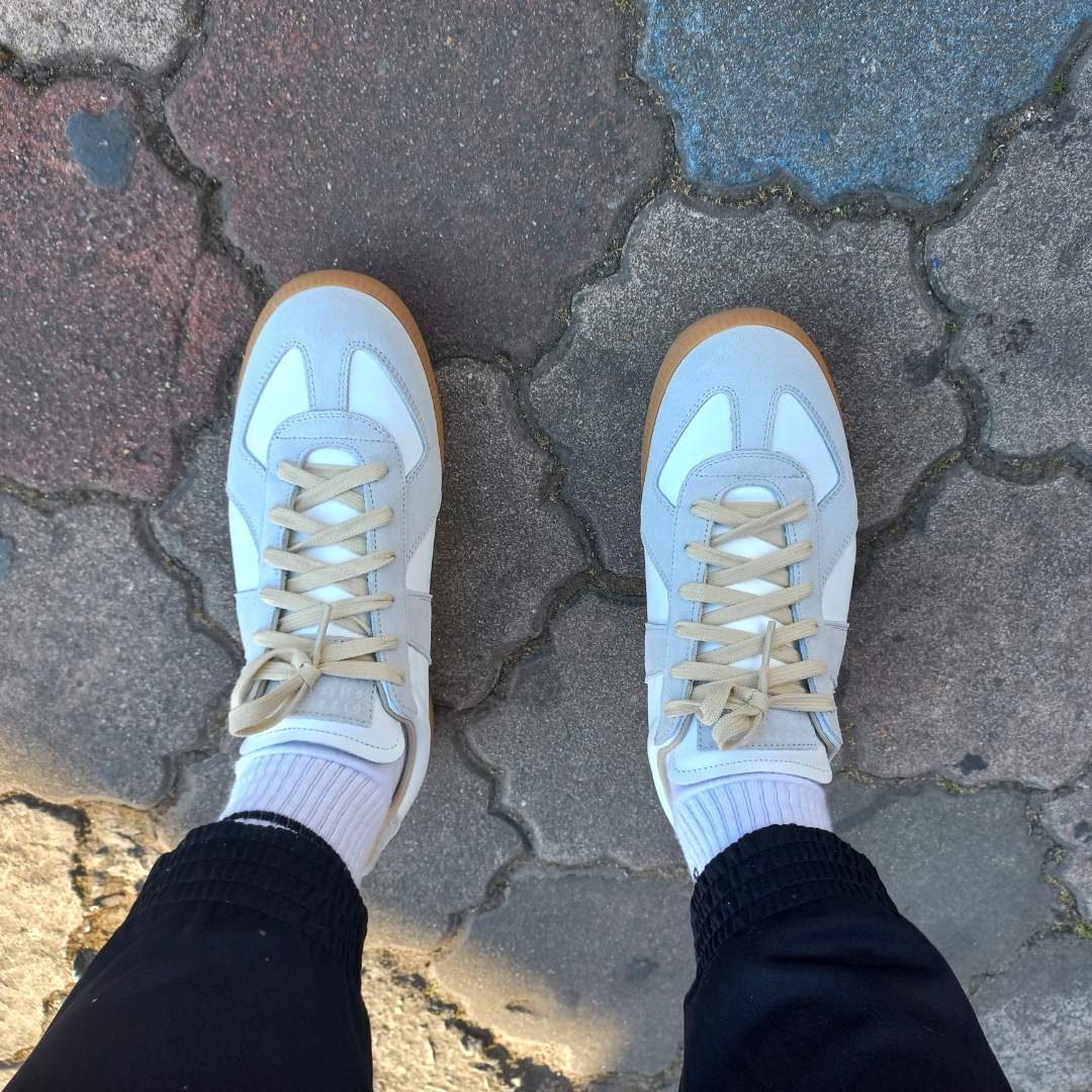 Maison Margiela Calfskin Replica Sneakers 착용 스타일 - 2